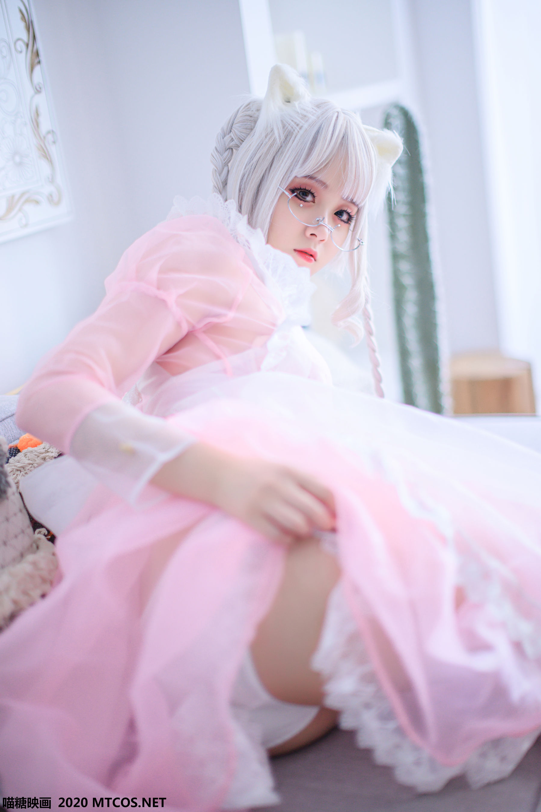 VOL.149 粉色透明女仆-图17