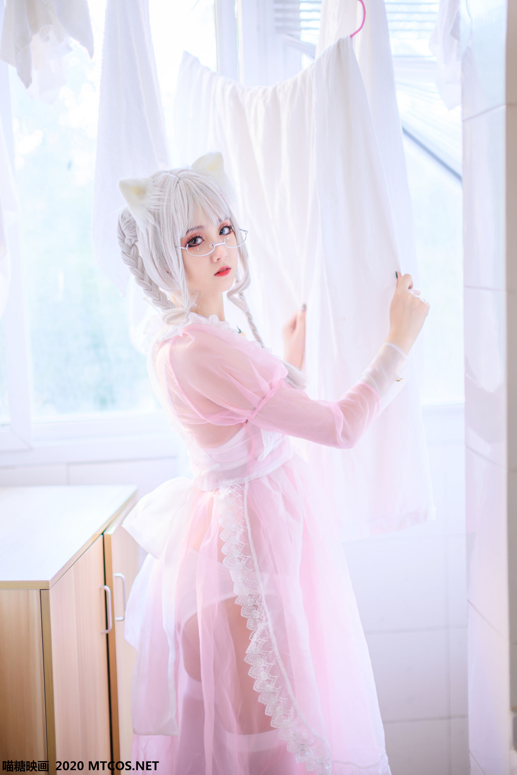 VOL.149 粉色透明女仆-图4