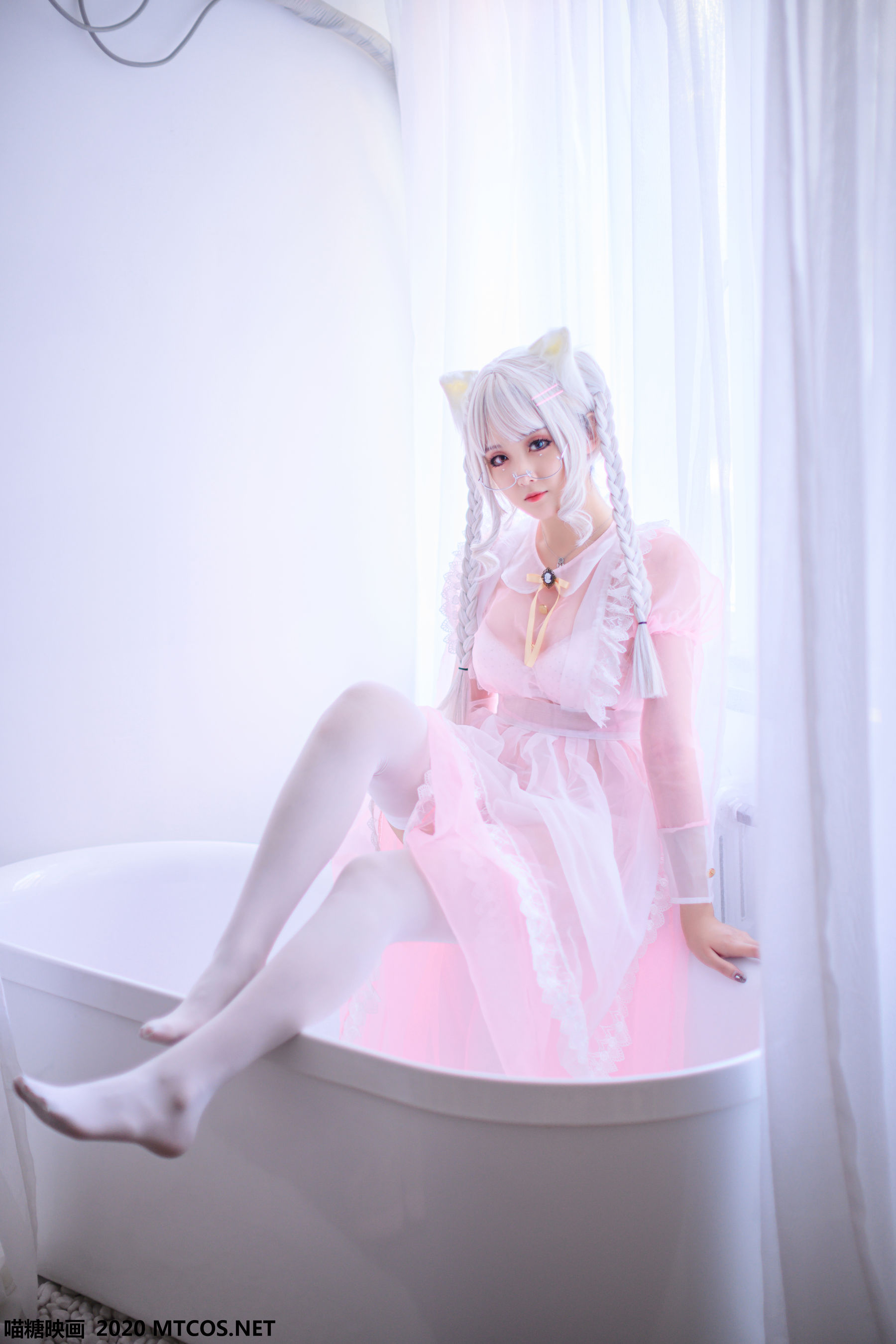 VOL.149 粉色透明女仆-图5
