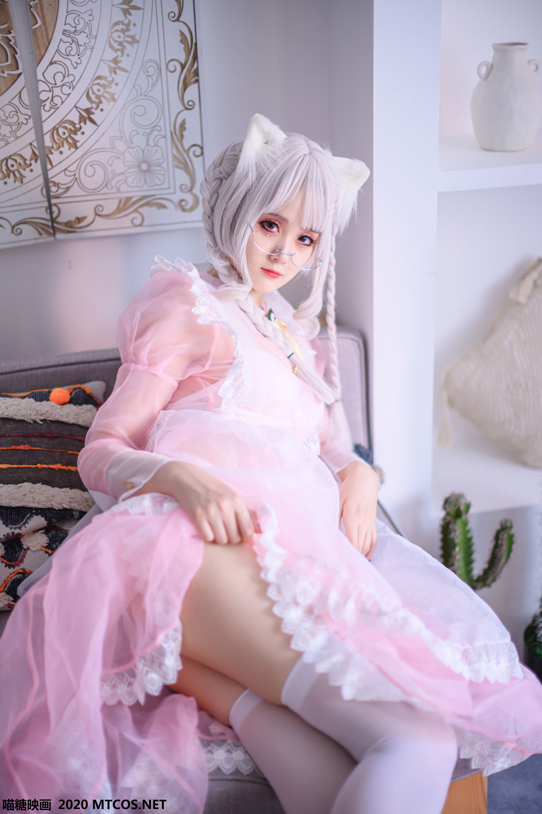 VOL.149 粉色透明女仆-图6