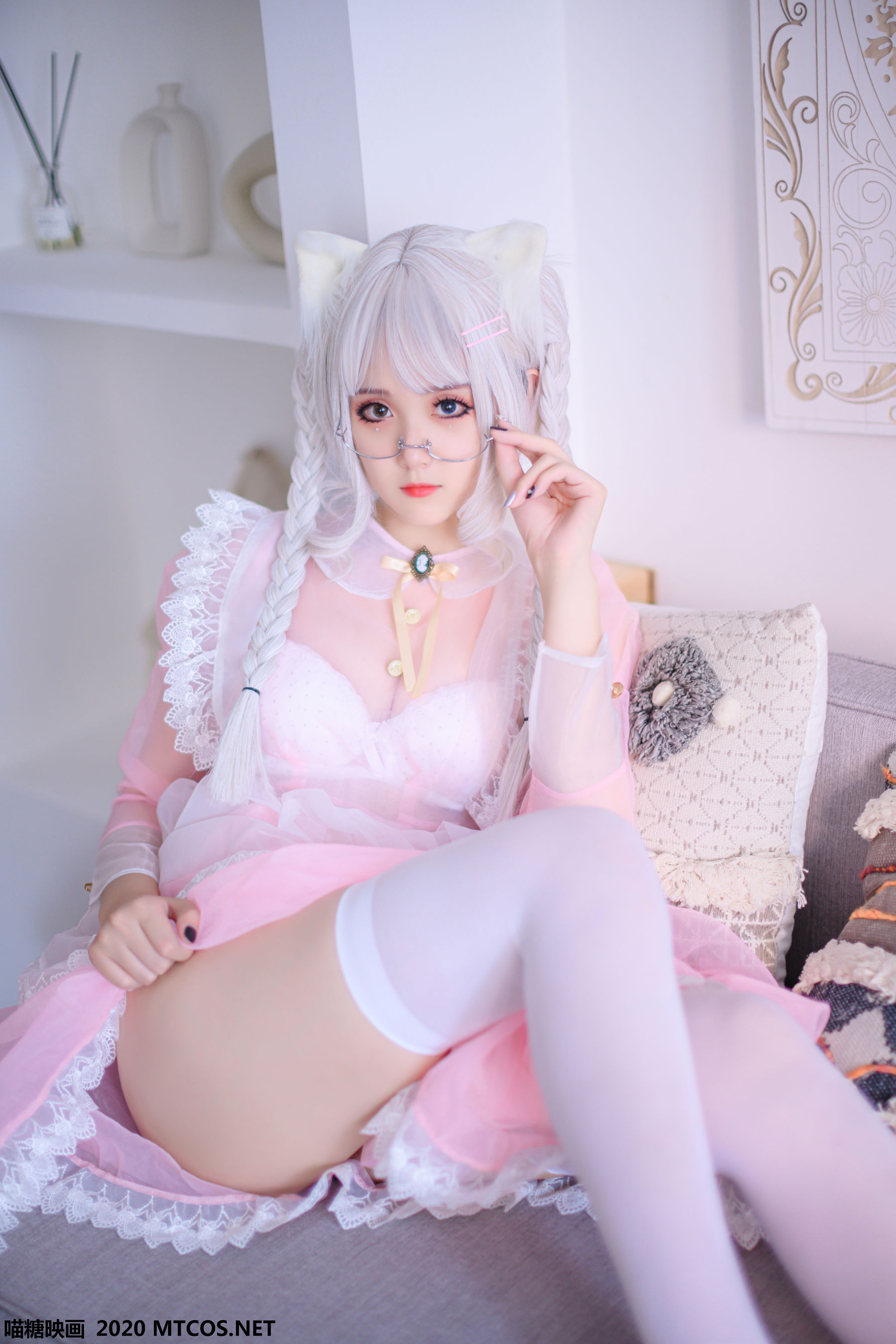 VOL.149 粉色透明女仆-图7
