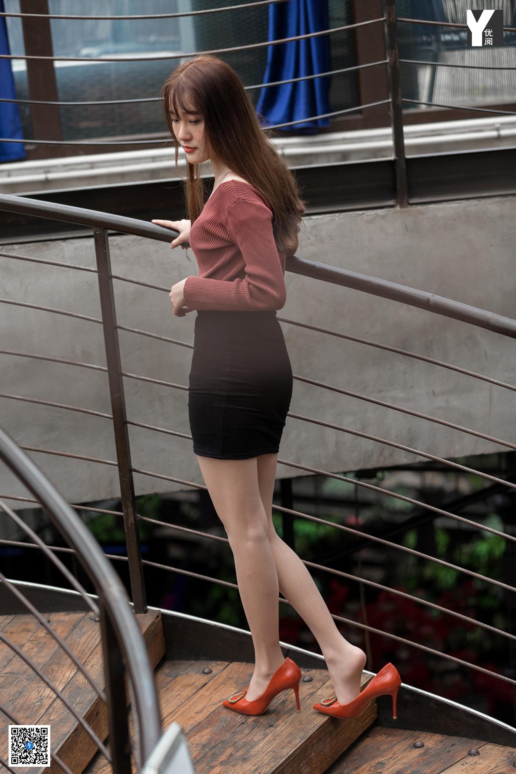模特 婉萍 《探密旋转楼梯》-图13
