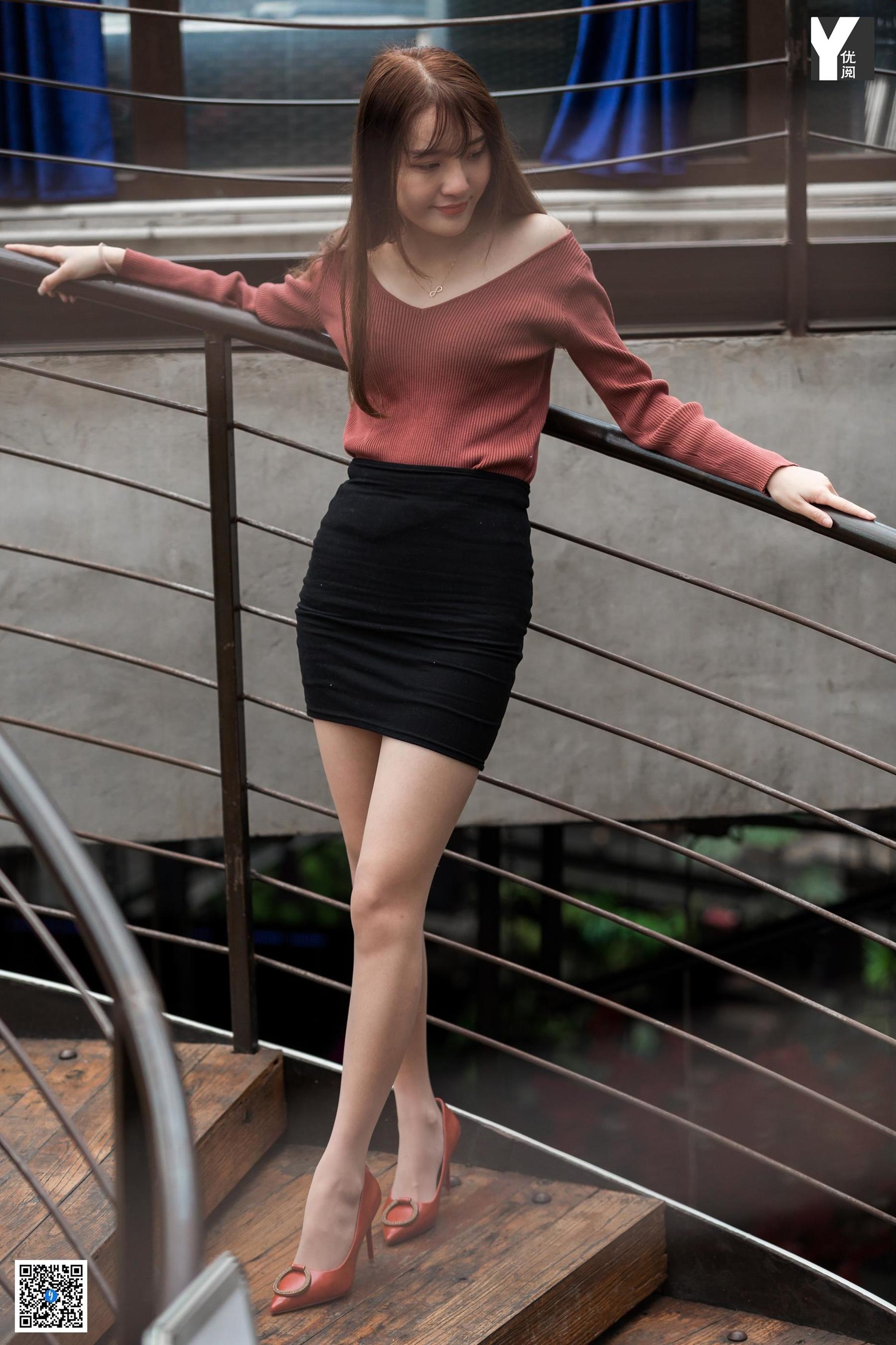 模特 婉萍 《探密旋转楼梯》-图16