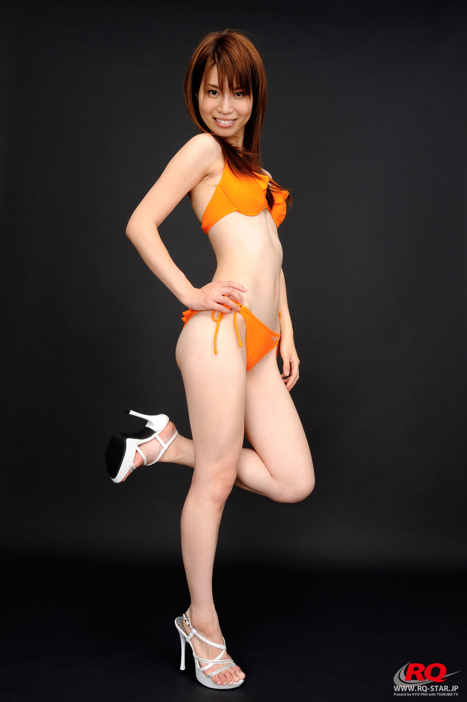 NO.00040 小暮あき Swim Suits – Orange 写真-图8