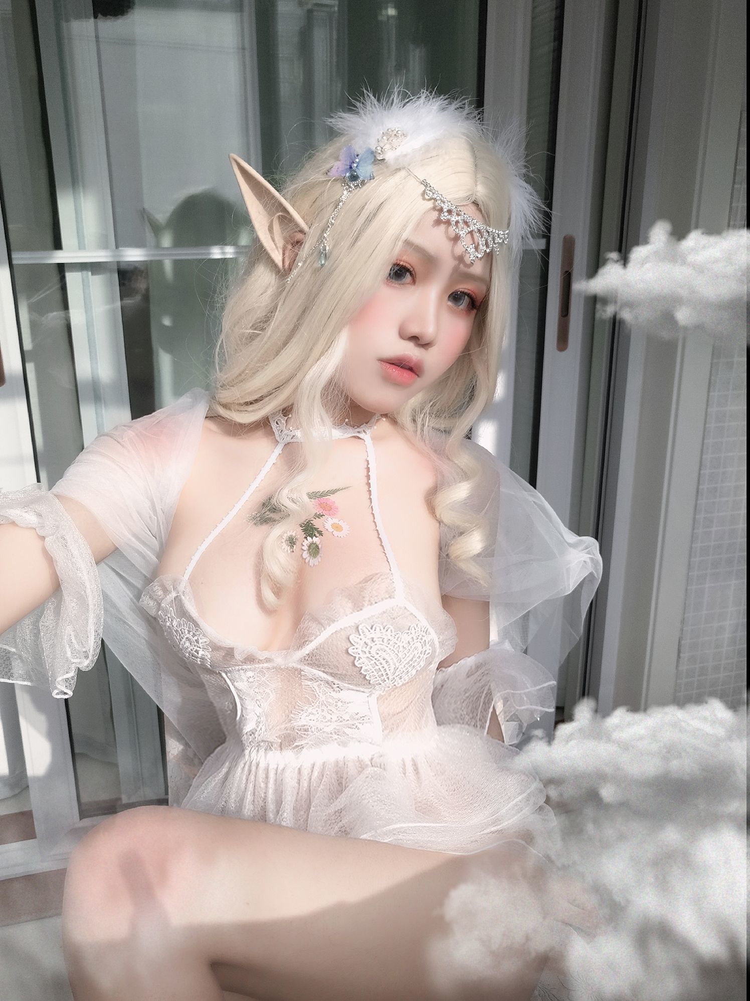 一笑芳香沁写真 少女与花-图16