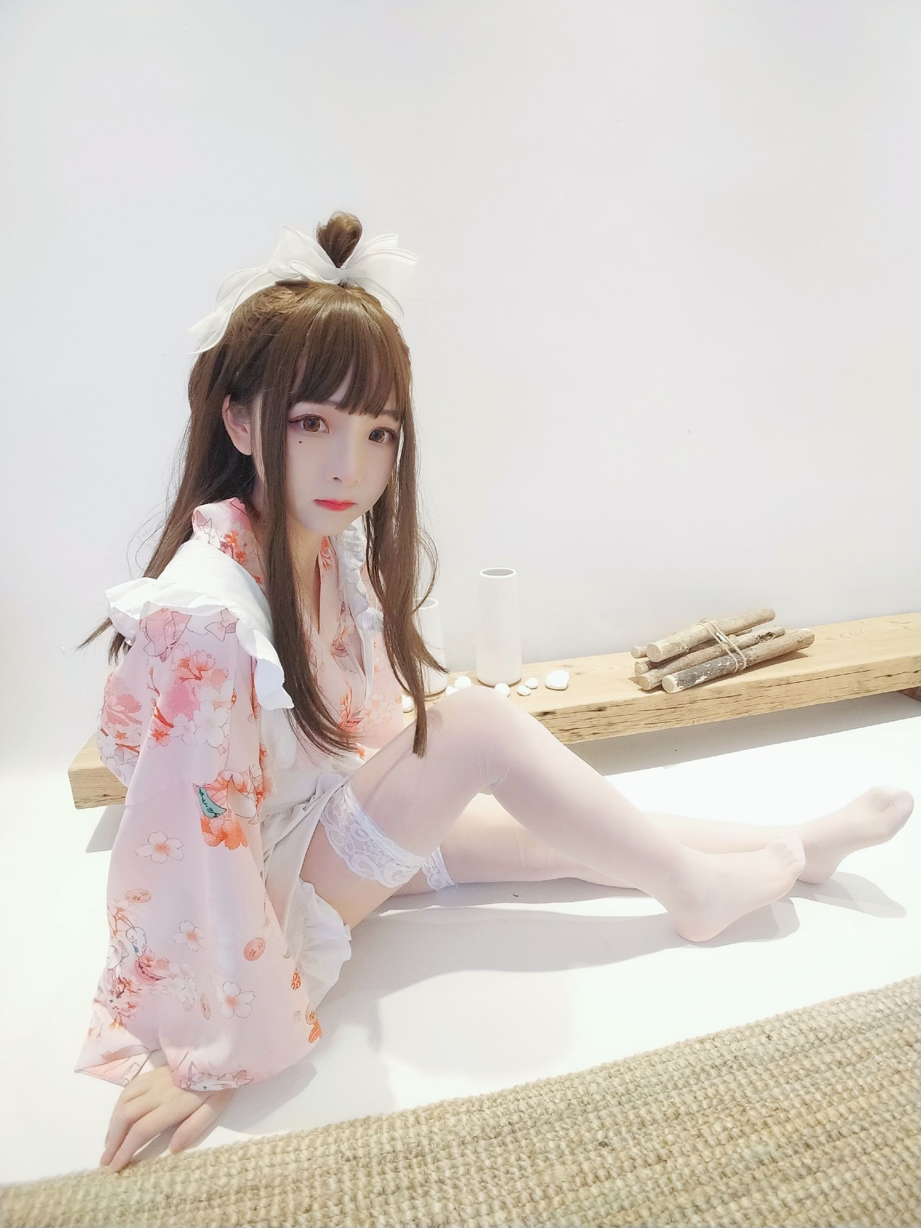 二次元美女古川kagura 浴衣女仆-图10