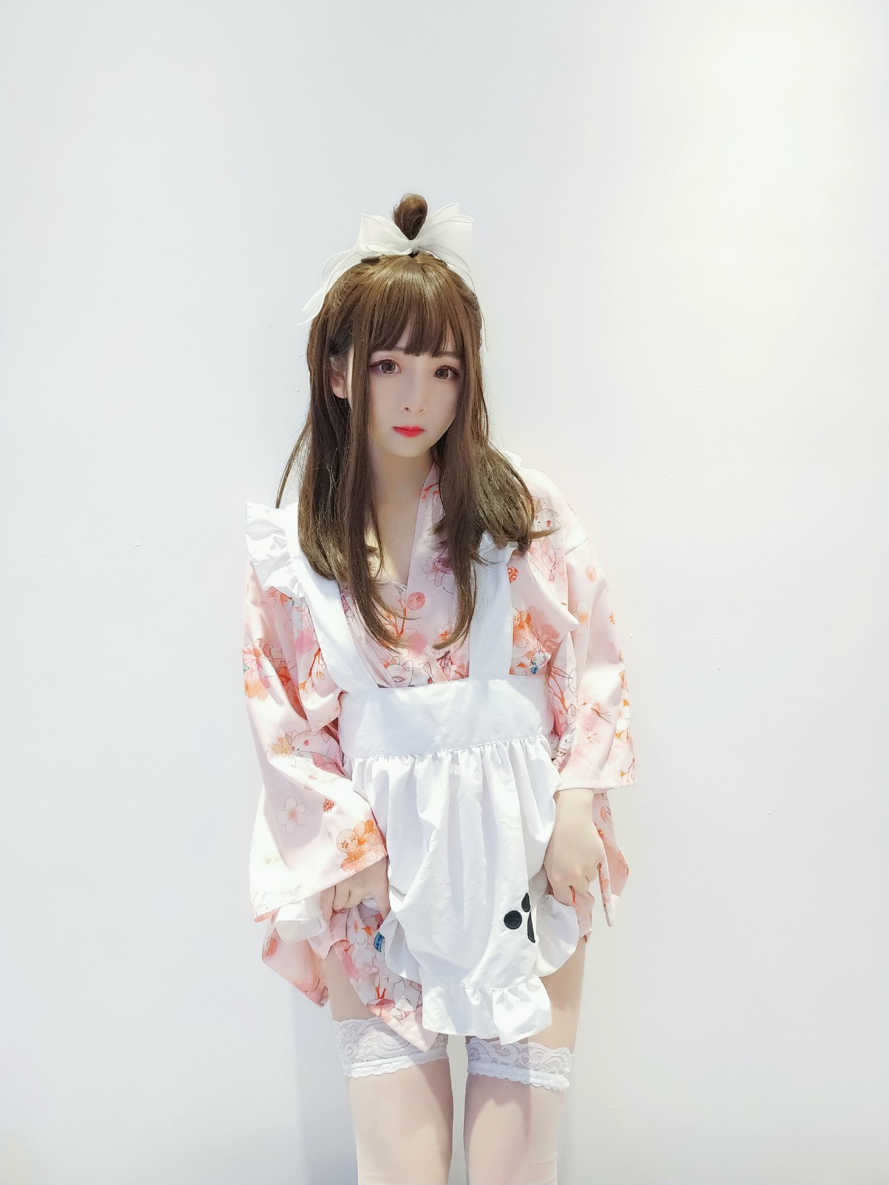 二次元美女古川kagura 浴衣女仆-图12