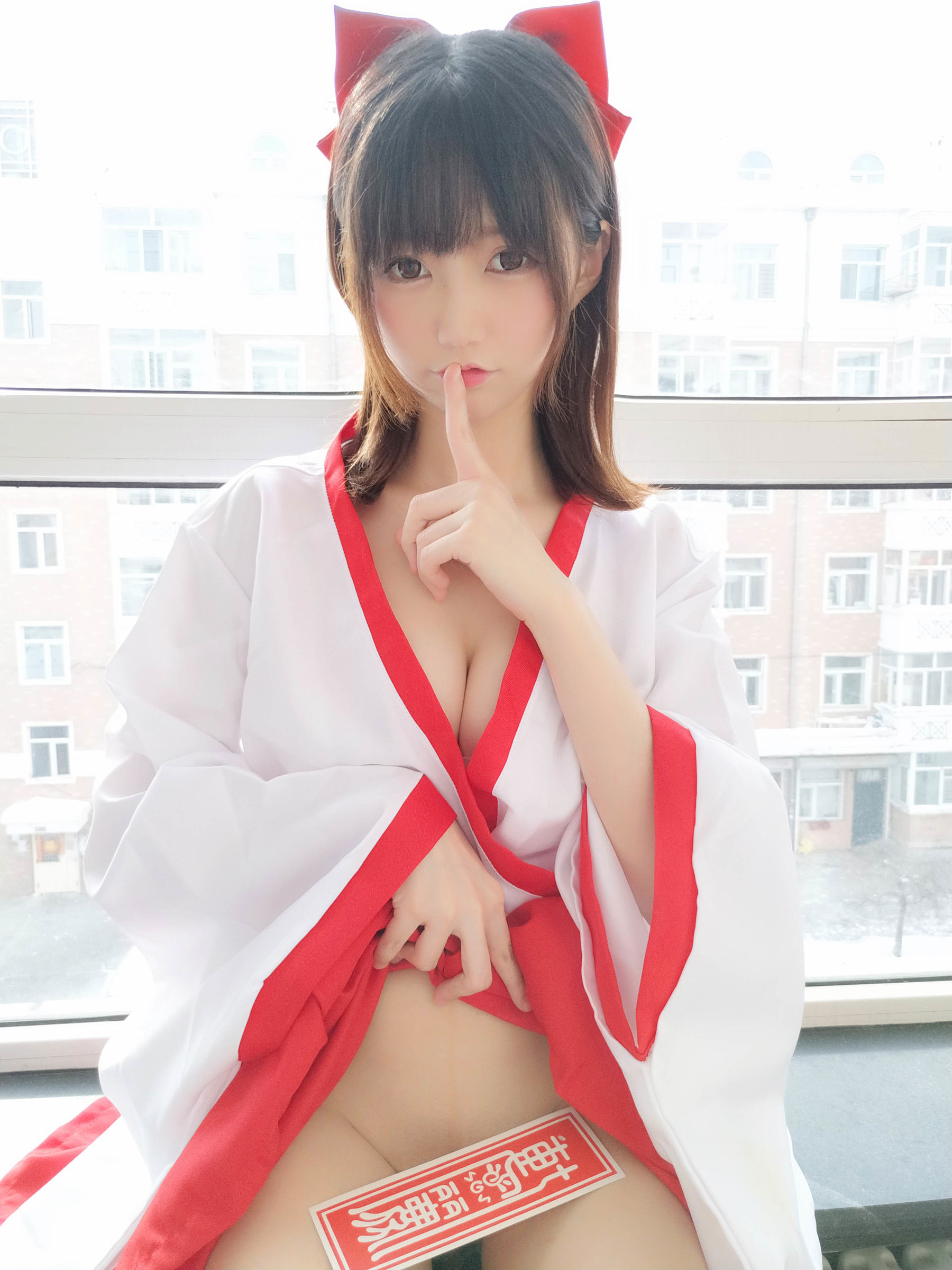 NAGISA魔物喵 かわいい巫女さん!!(′?｀)?-图15