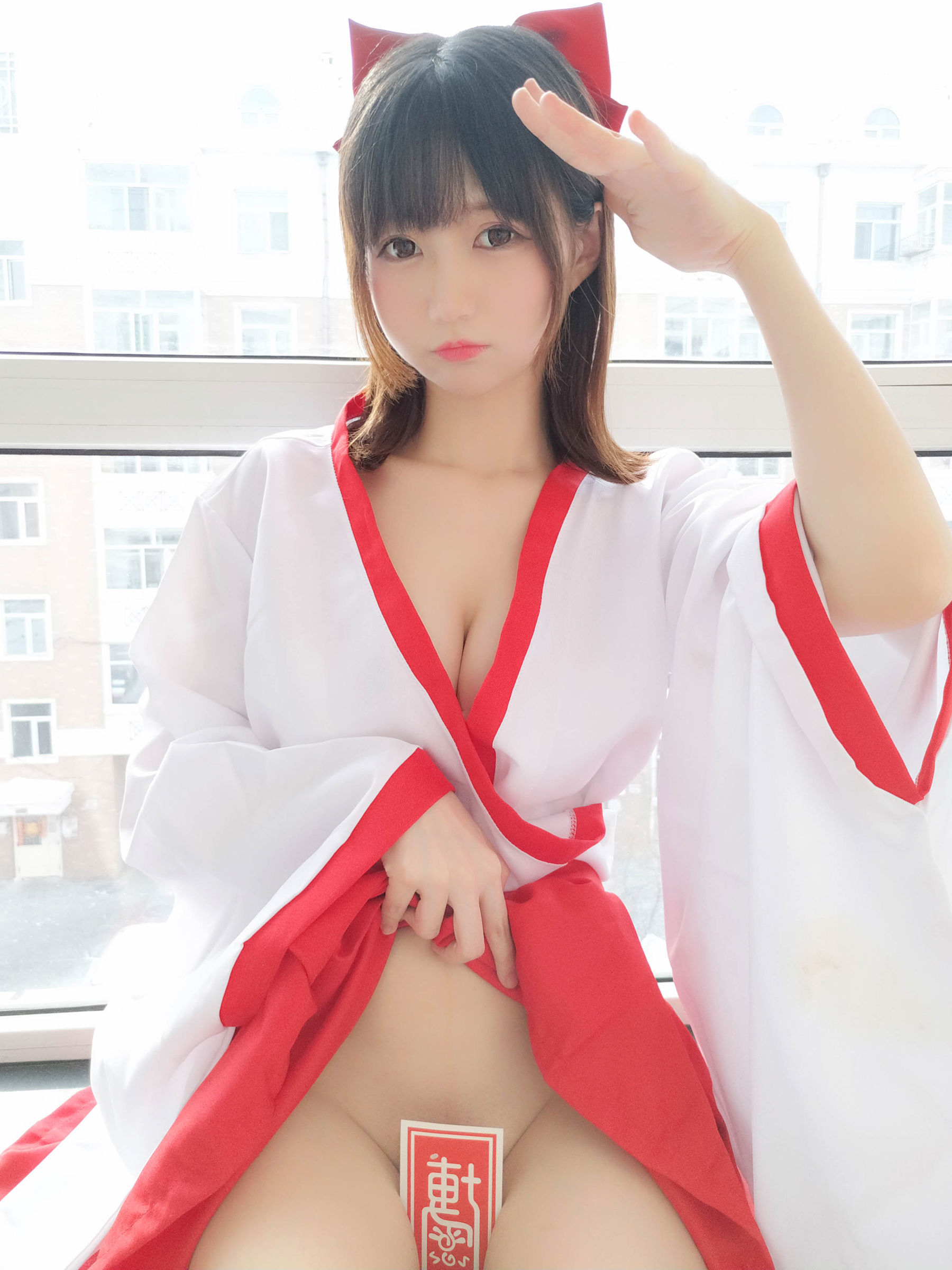 NAGISA魔物喵 かわいい巫女さん!!(′?｀)?-图16