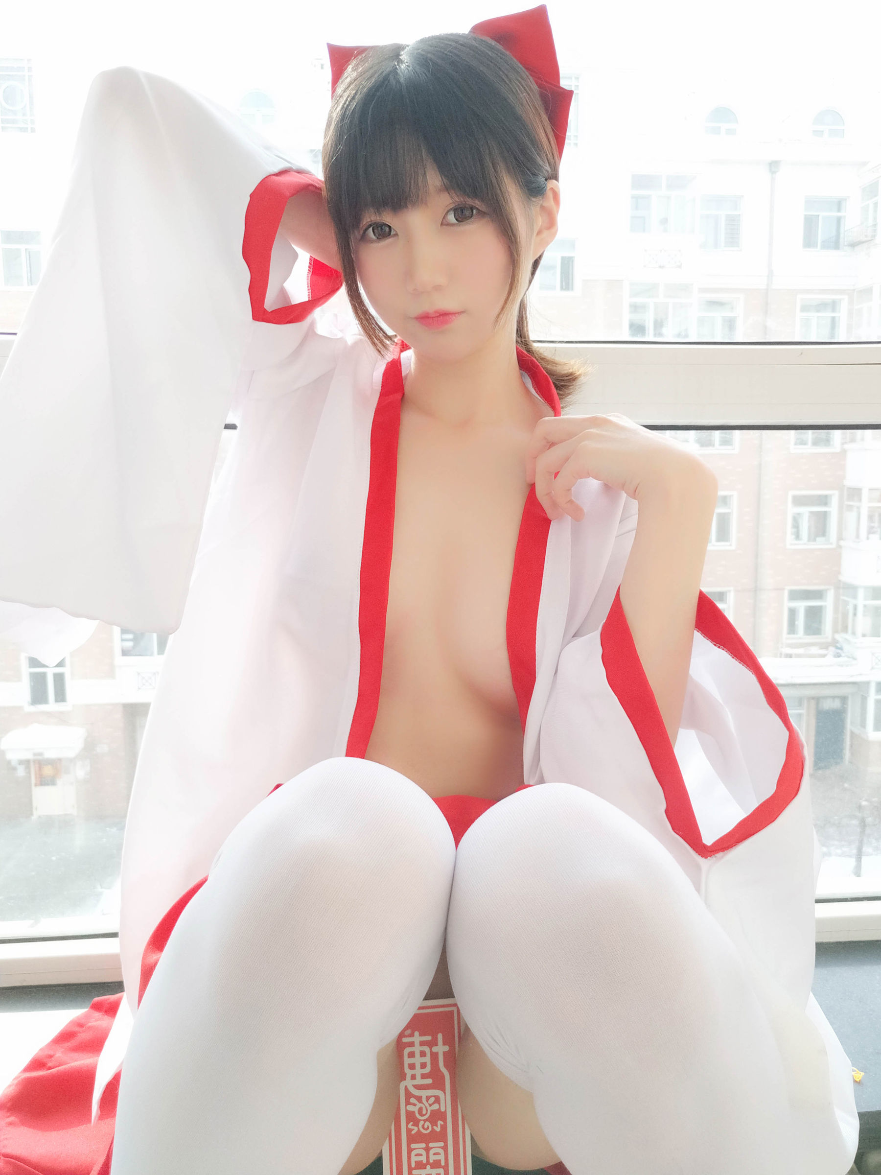 NAGISA魔物喵 かわいい巫女さん!!(′?｀)?-图17