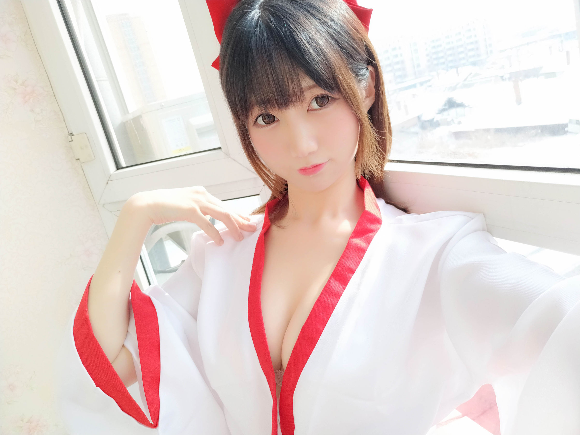 NAGISA魔物喵 かわいい巫女さん!!(′?｀)?-图1