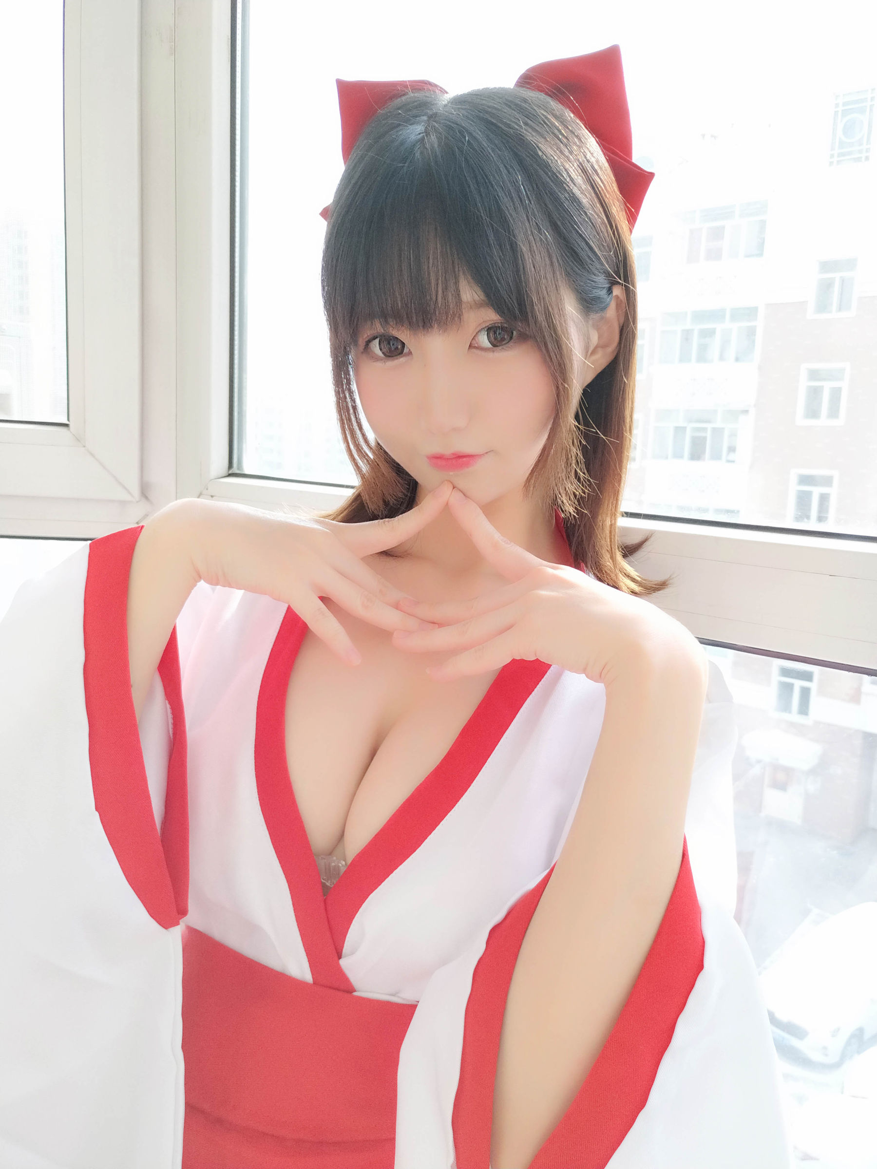 NAGISA魔物喵 かわいい巫女さん!!(′?｀)?-图3