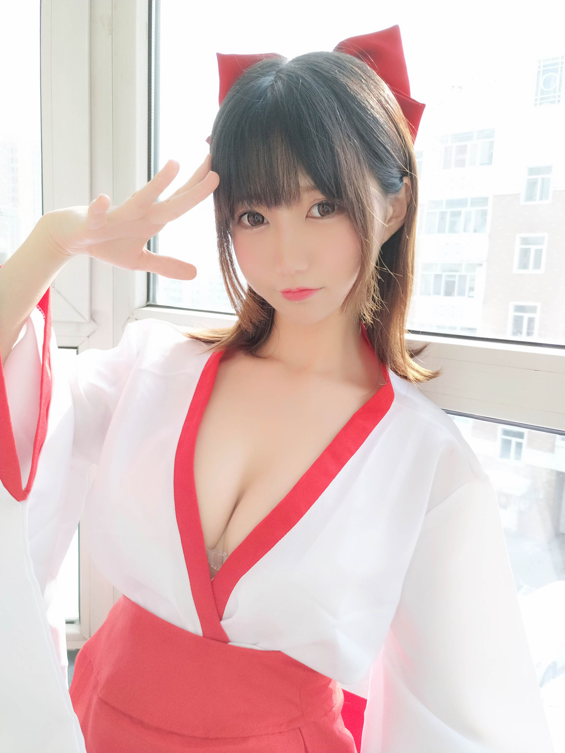 NAGISA魔物喵 かわいい巫女さん!!(′?｀)?-图4
