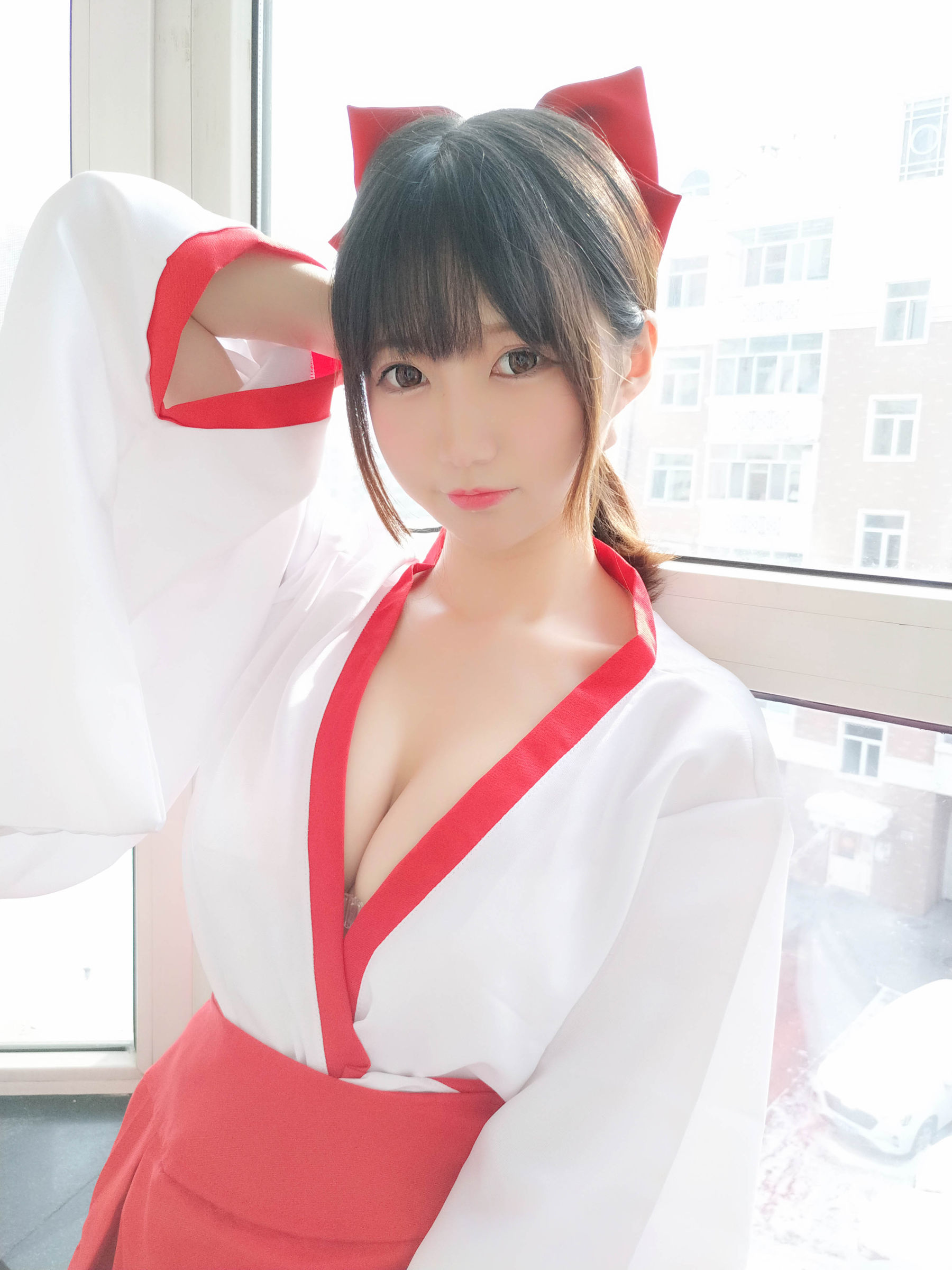 NAGISA魔物喵 かわいい巫女さん!!(′?｀)?-图5
