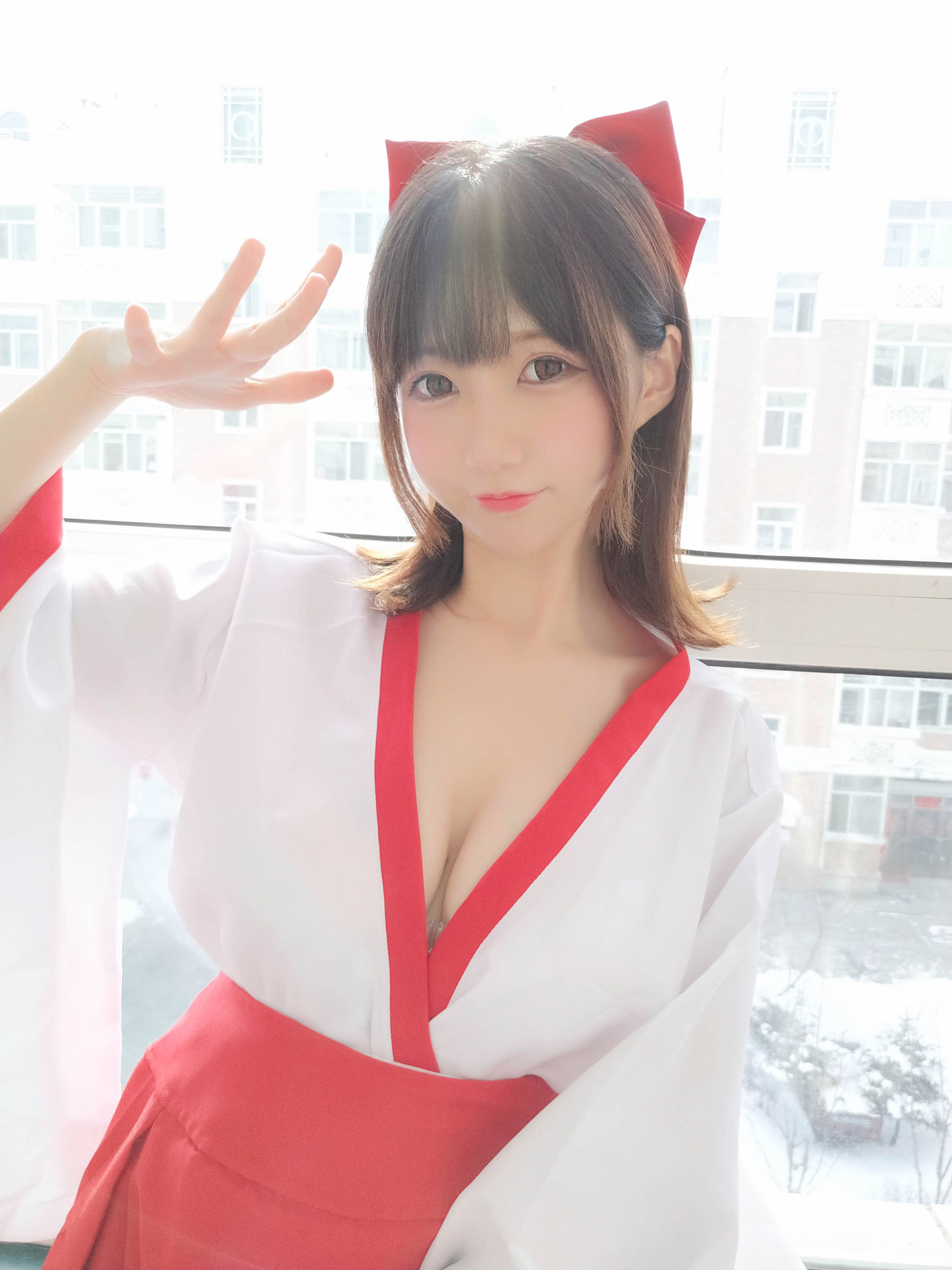 NAGISA魔物喵 かわいい巫女さん!!(′?｀)?-图7
