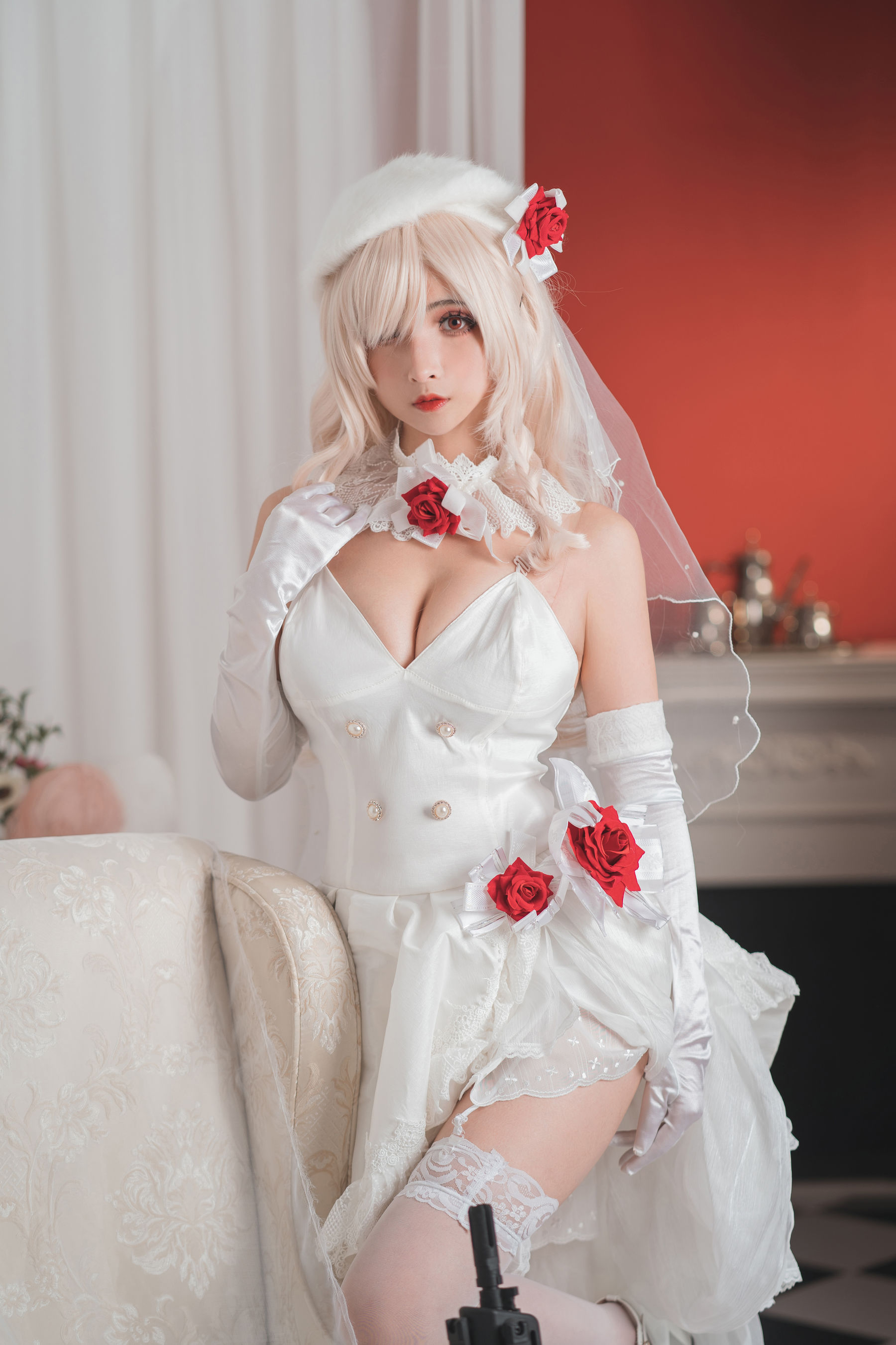 COS福利rioko凉凉子 G36C&花嫁-图0