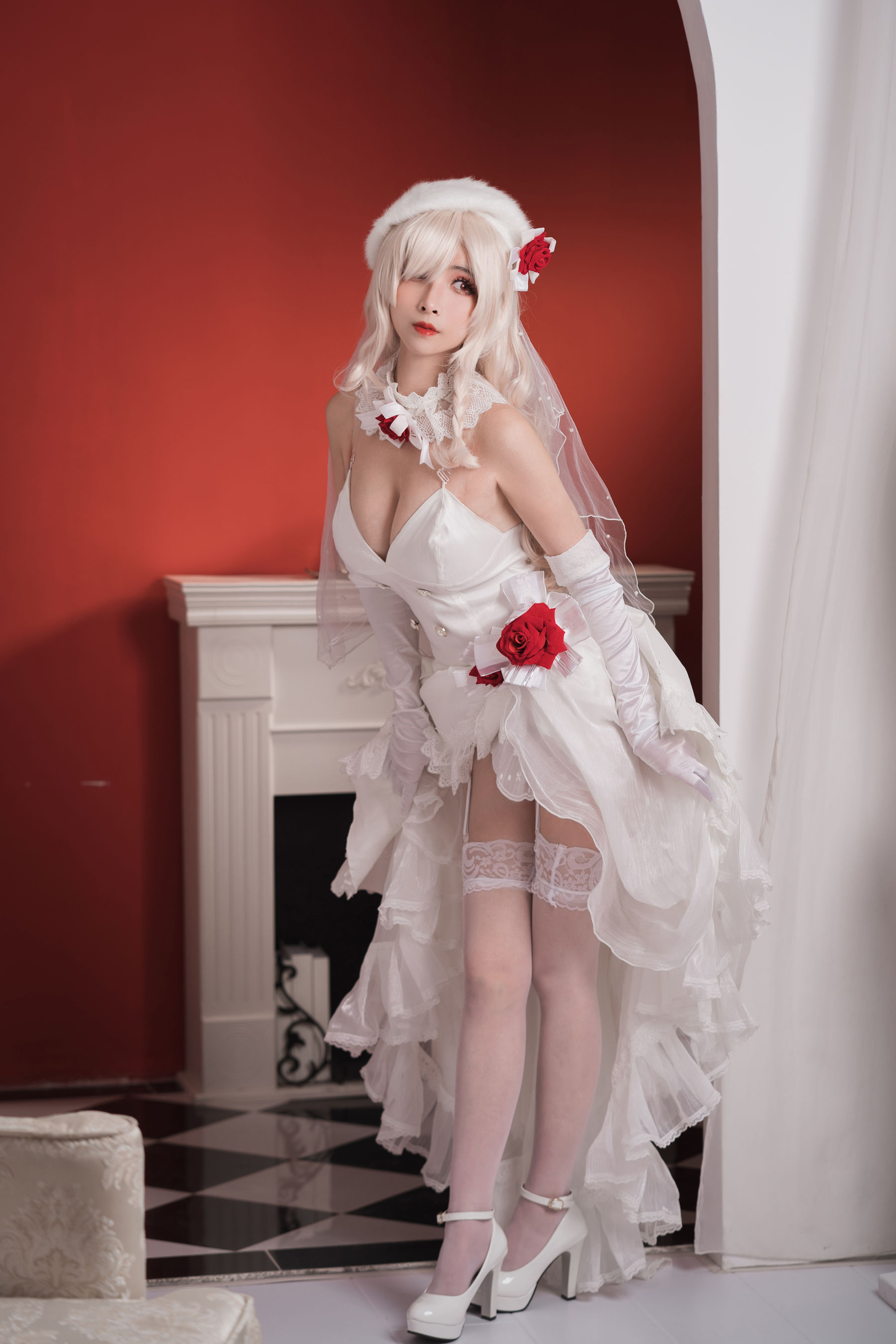 COS福利rioko凉凉子 G36C&花嫁-图10