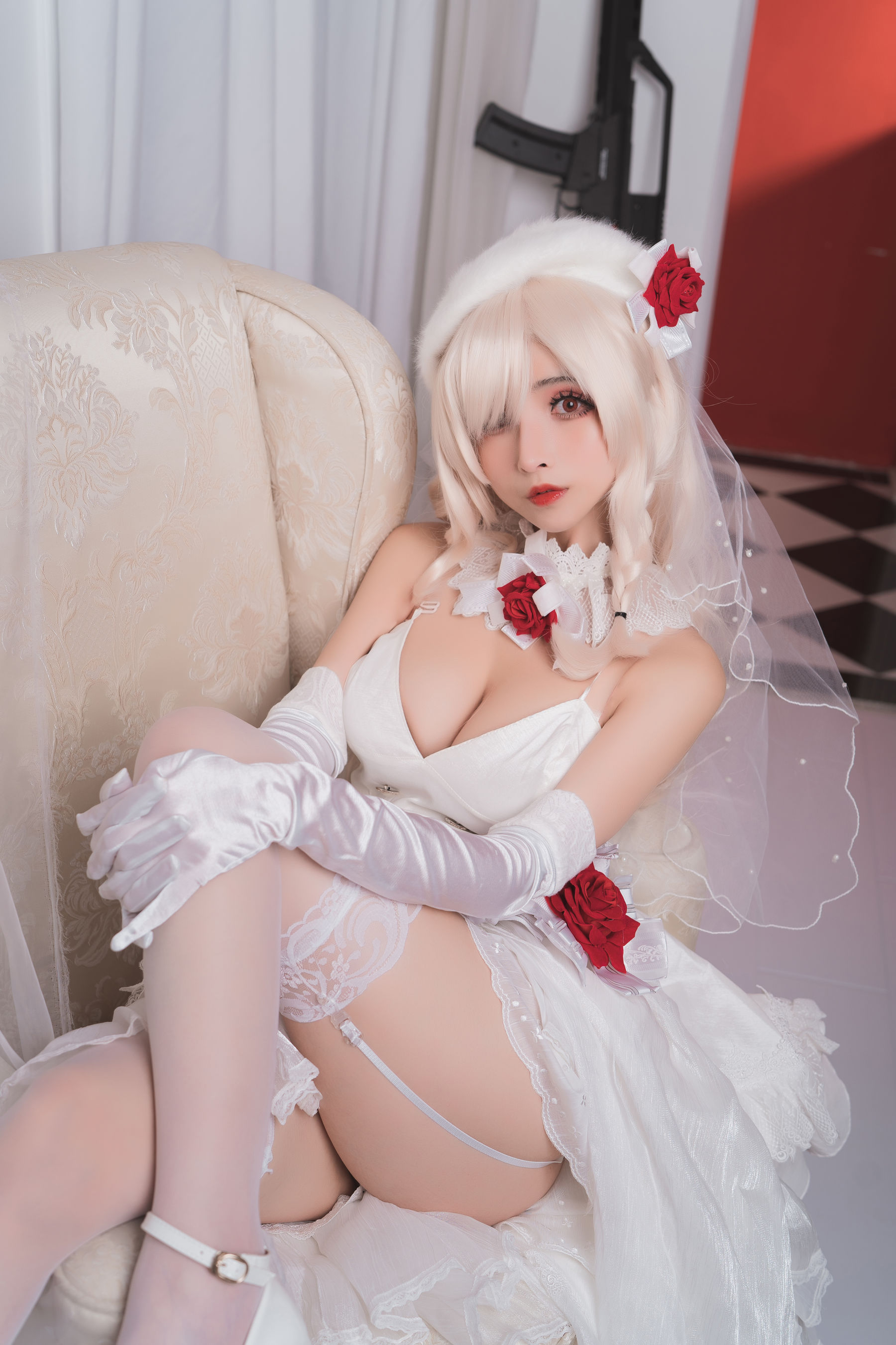 COS福利rioko凉凉子 G36C&花嫁-图12