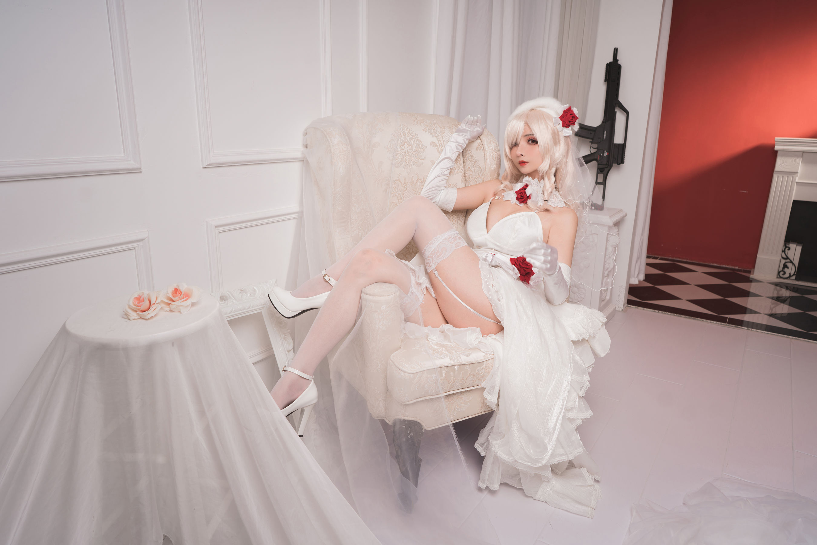 COS福利rioko凉凉子 G36C&花嫁-图13