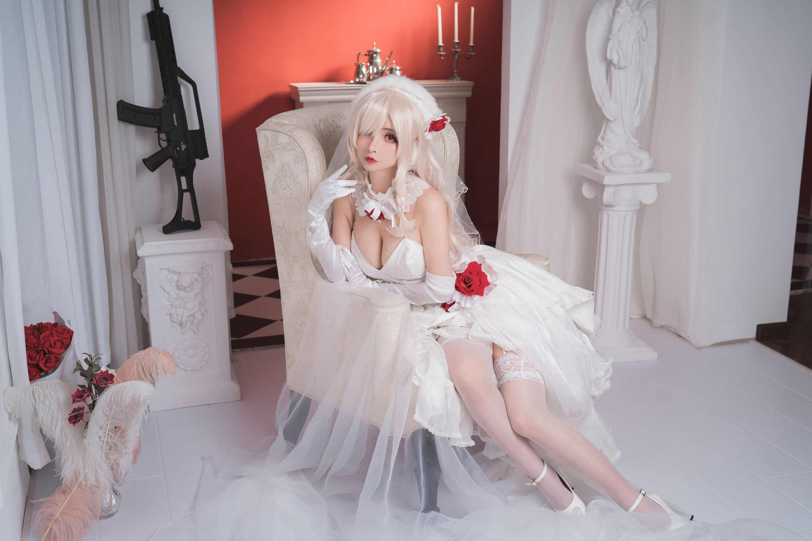 COS福利rioko凉凉子 G36C&花嫁-图16