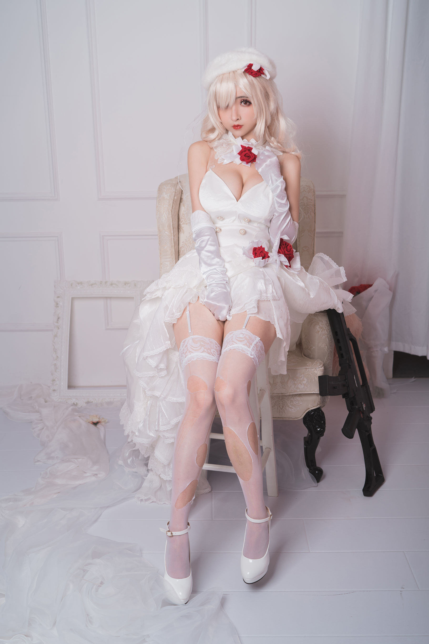 COS福利rioko凉凉子 G36C&花嫁-图20