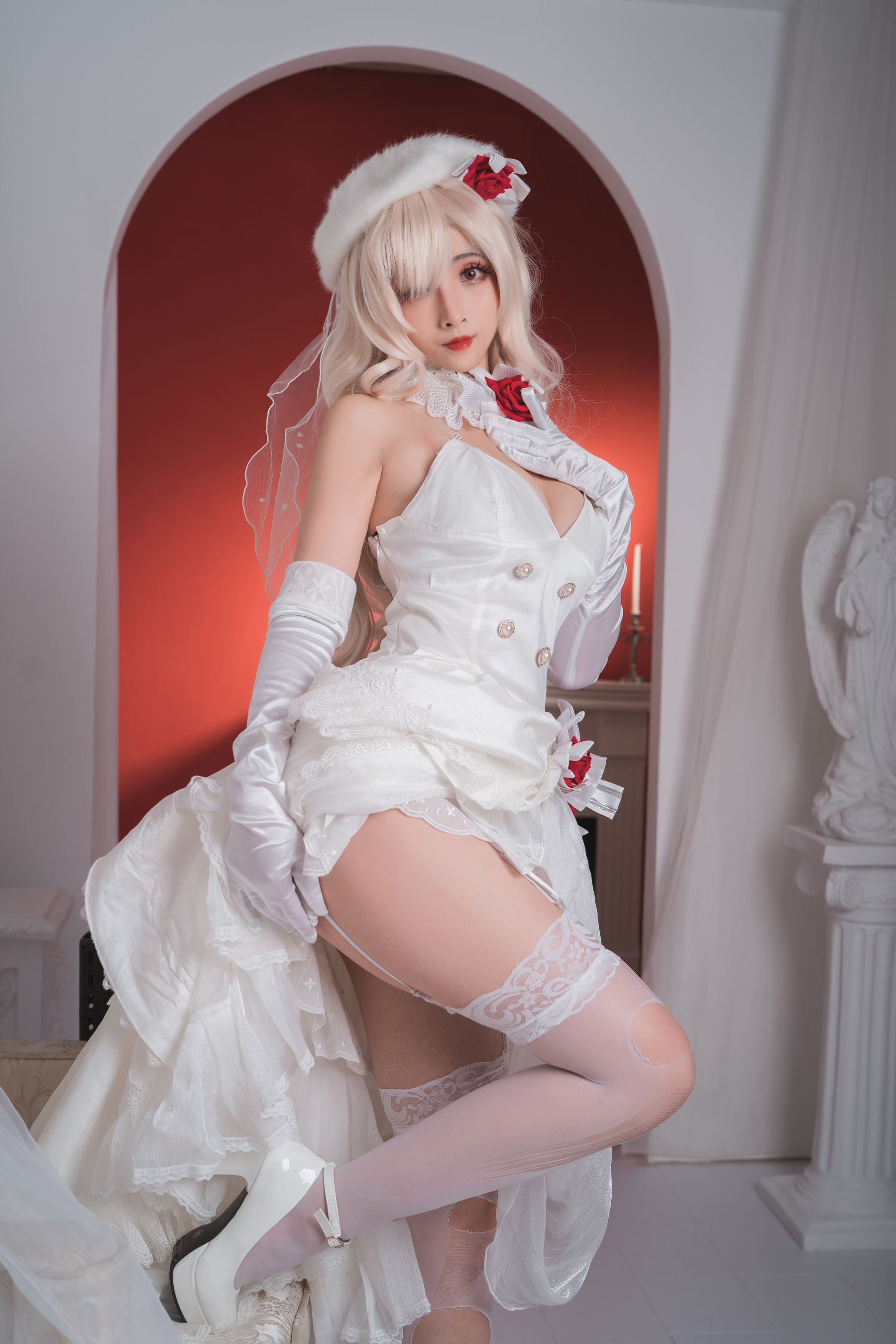 COS福利rioko凉凉子 G36C&花嫁-图23
