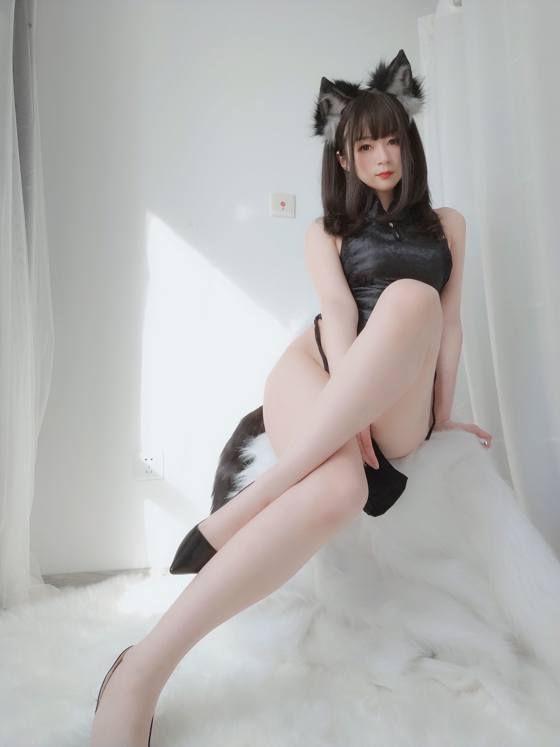 Coser小姐姐白银 小黑狼-图22