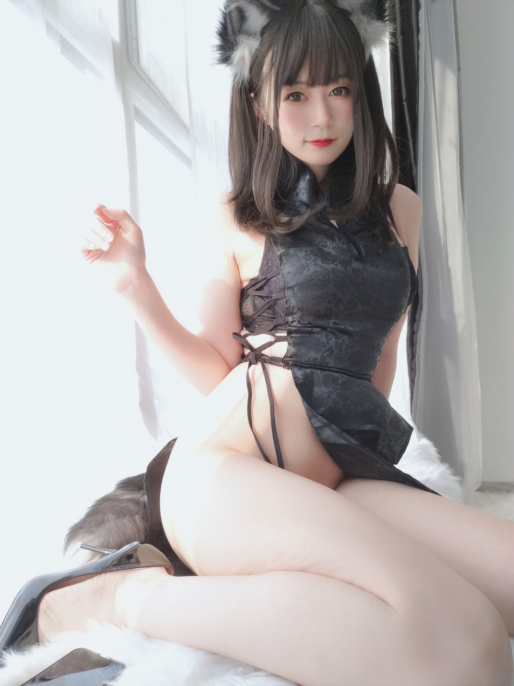Coser小姐姐白银 小黑狼-图36