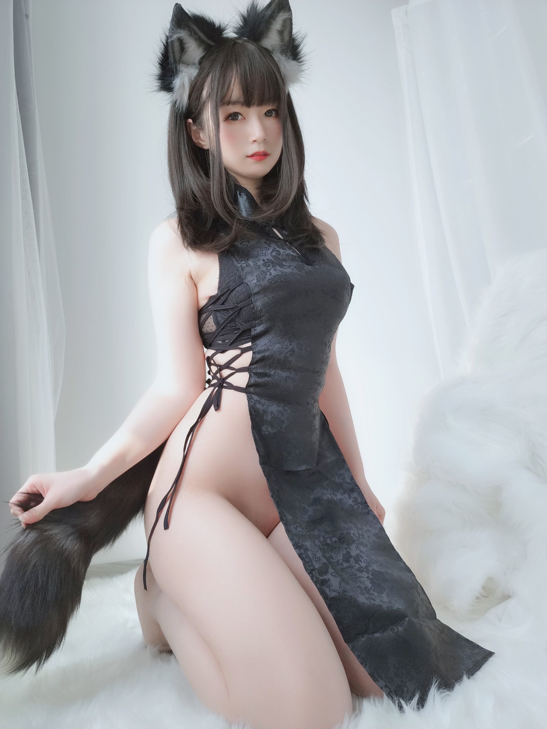 Coser小姐姐白银 小黑狼-图60