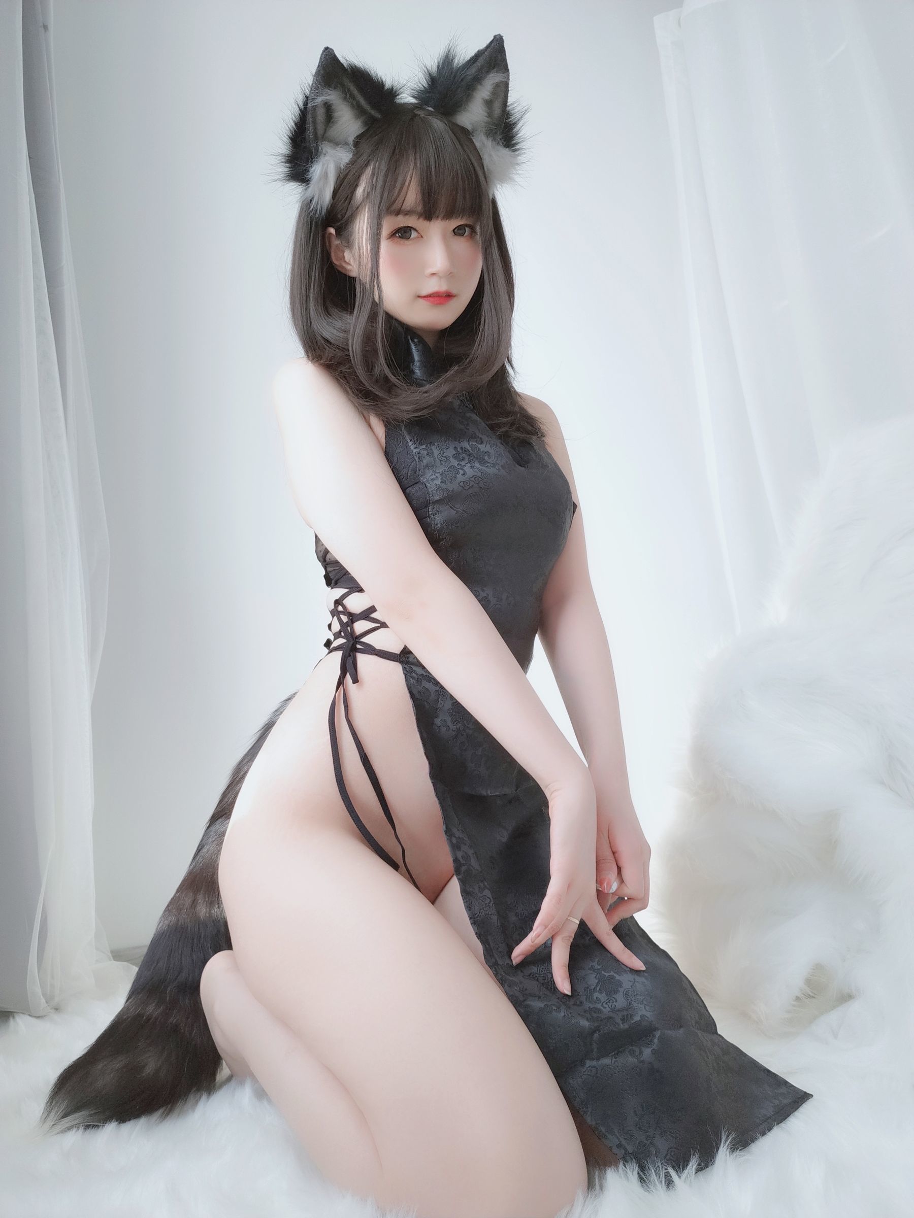 Coser小姐姐白银 小黑狼-图71