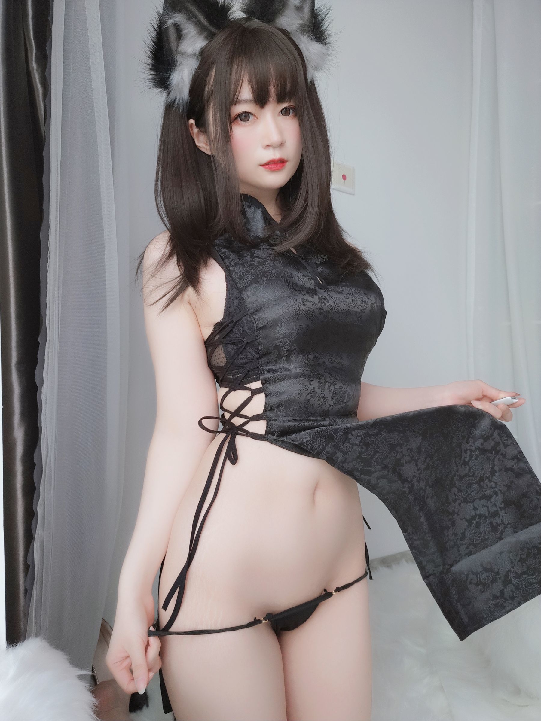 Coser小姐姐白银 小黑狼-图77