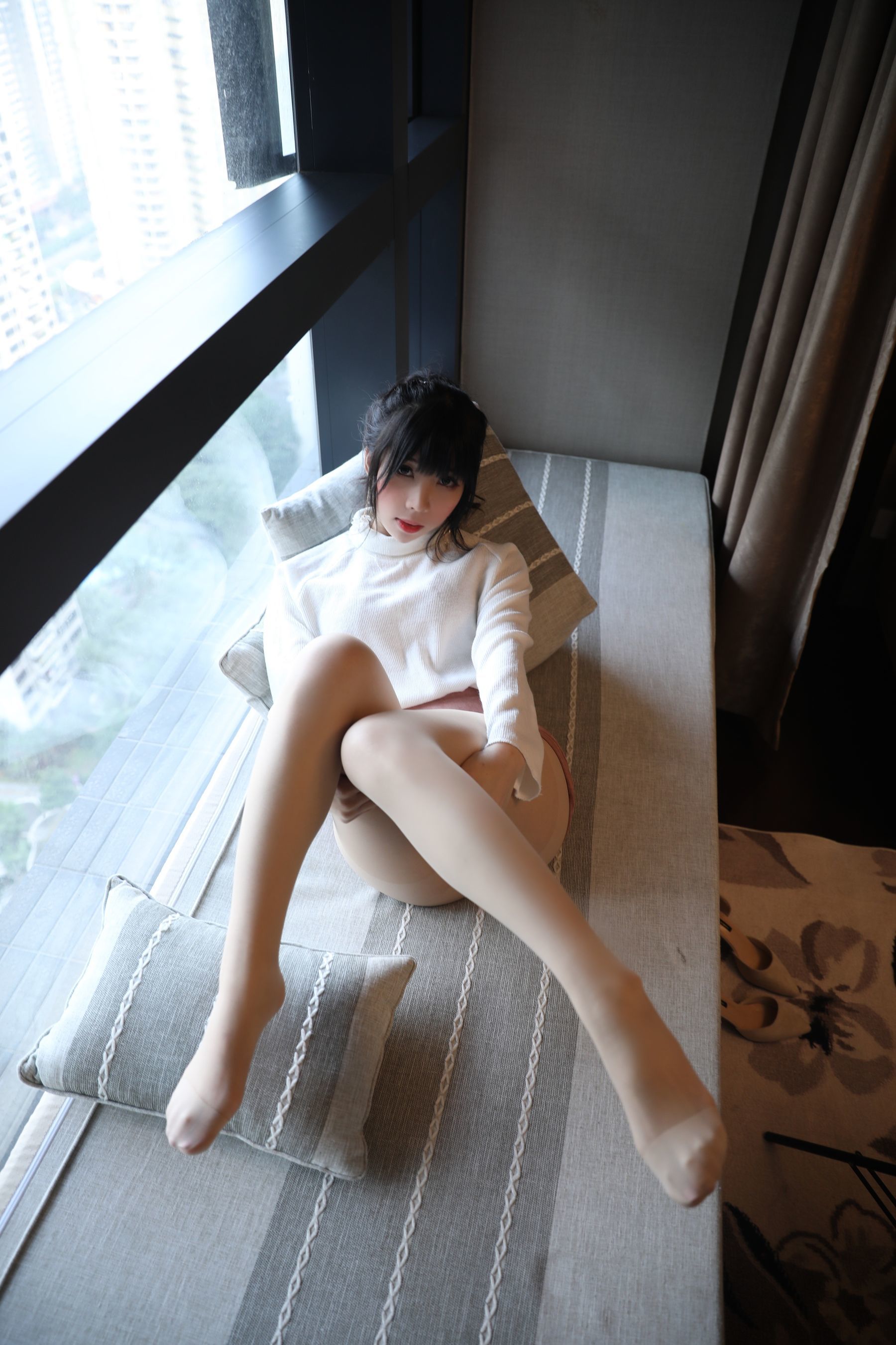二次元巨乳美女鹿野希 单马尾眼镜娘-图22