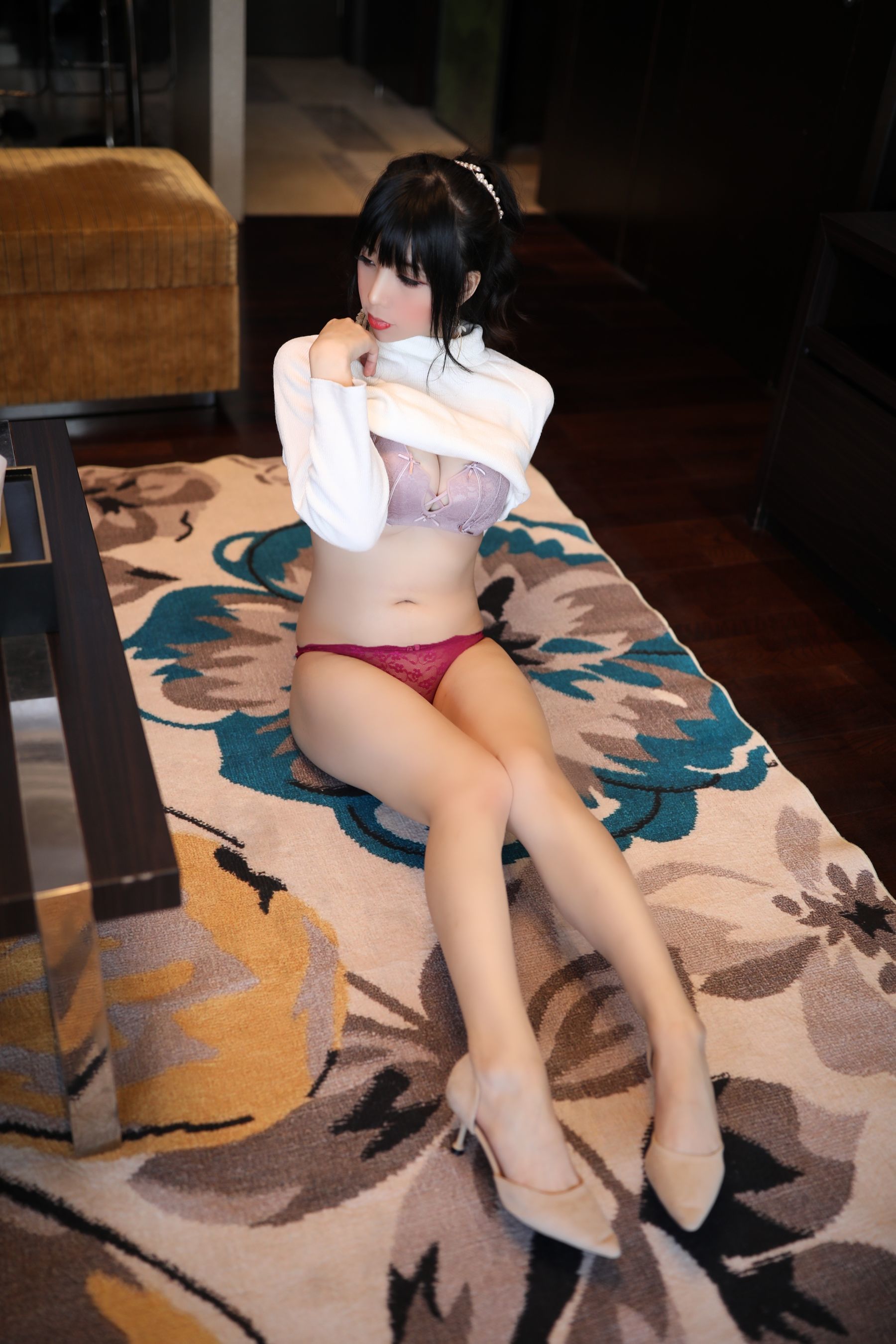 二次元巨乳美女鹿野希 单马尾眼镜娘-图66