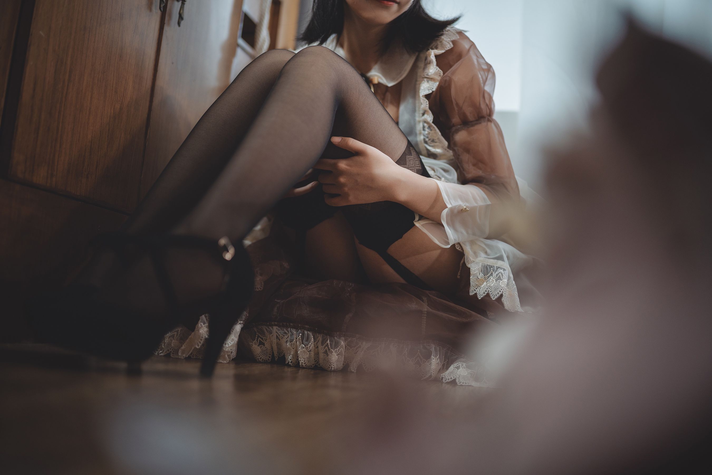 COSER美女逐月su 透明女仆-图20