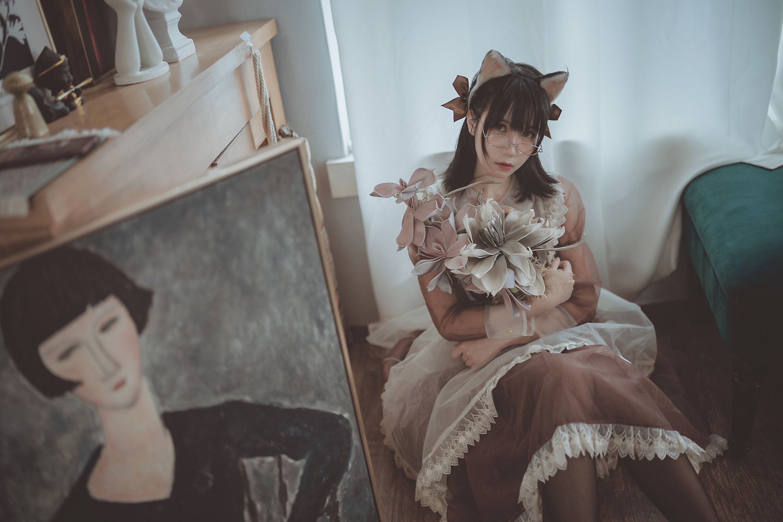 COSER美女逐月su 透明女仆-图25