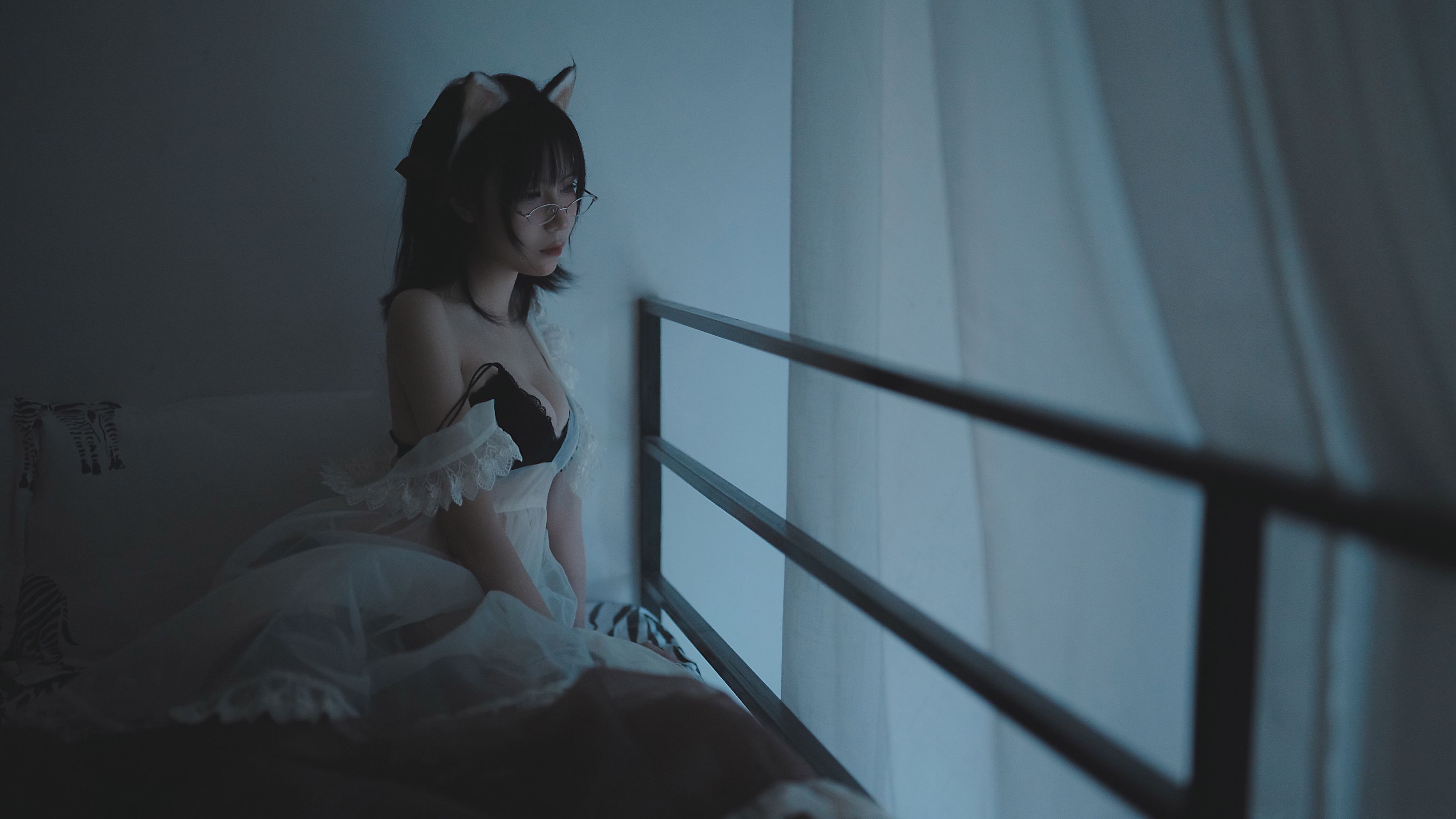 COSER美女逐月su 透明女仆-图2