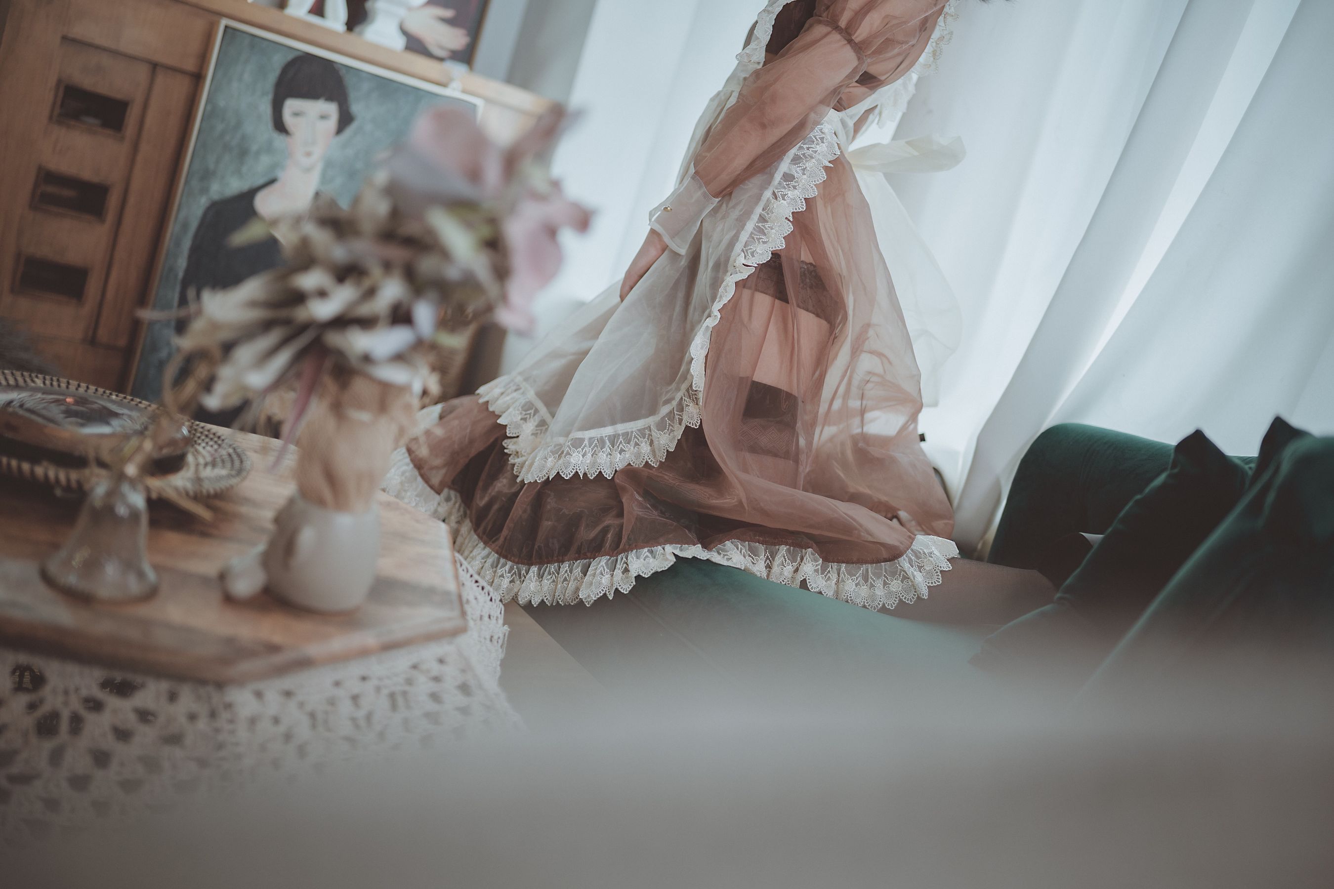 COSER美女逐月su 透明女仆-图34