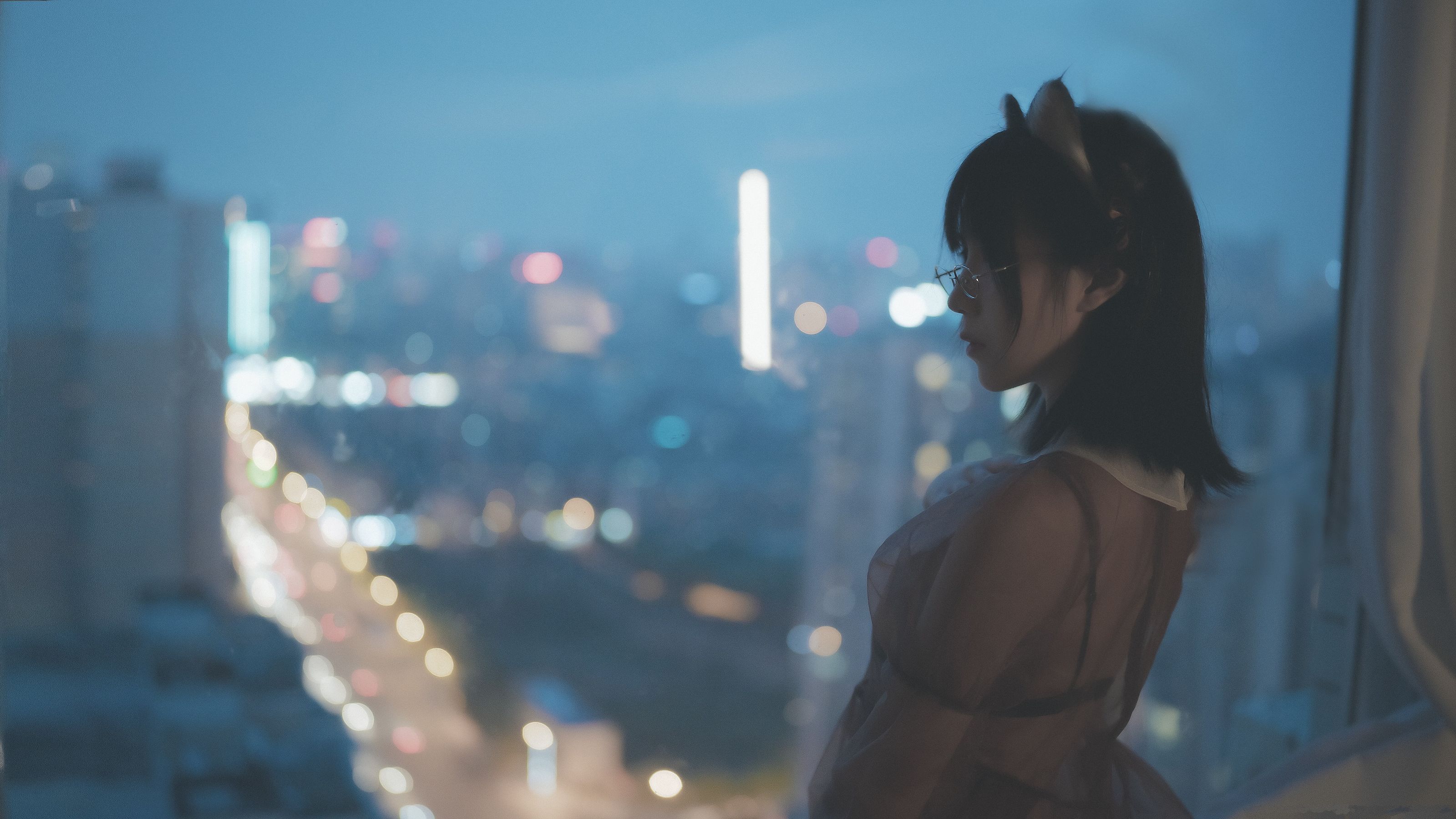 COSER美女逐月su 透明女仆-图45