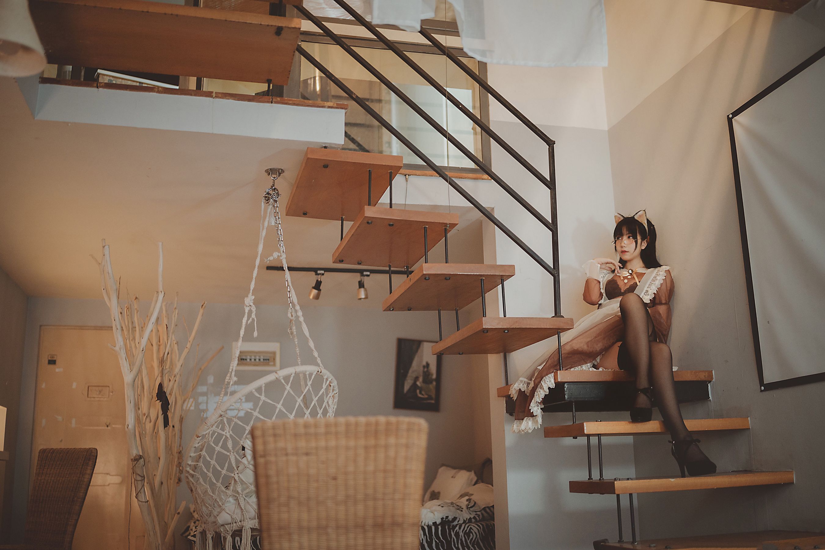 COSER美女逐月su 透明女仆-图4