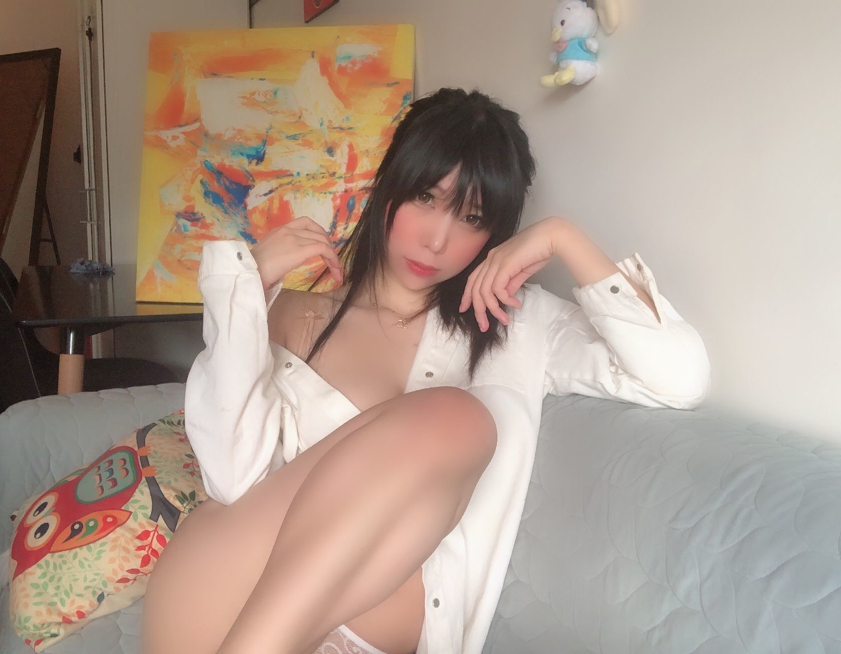 二次元巨乳美女鹿野希 火红诱惑-图24