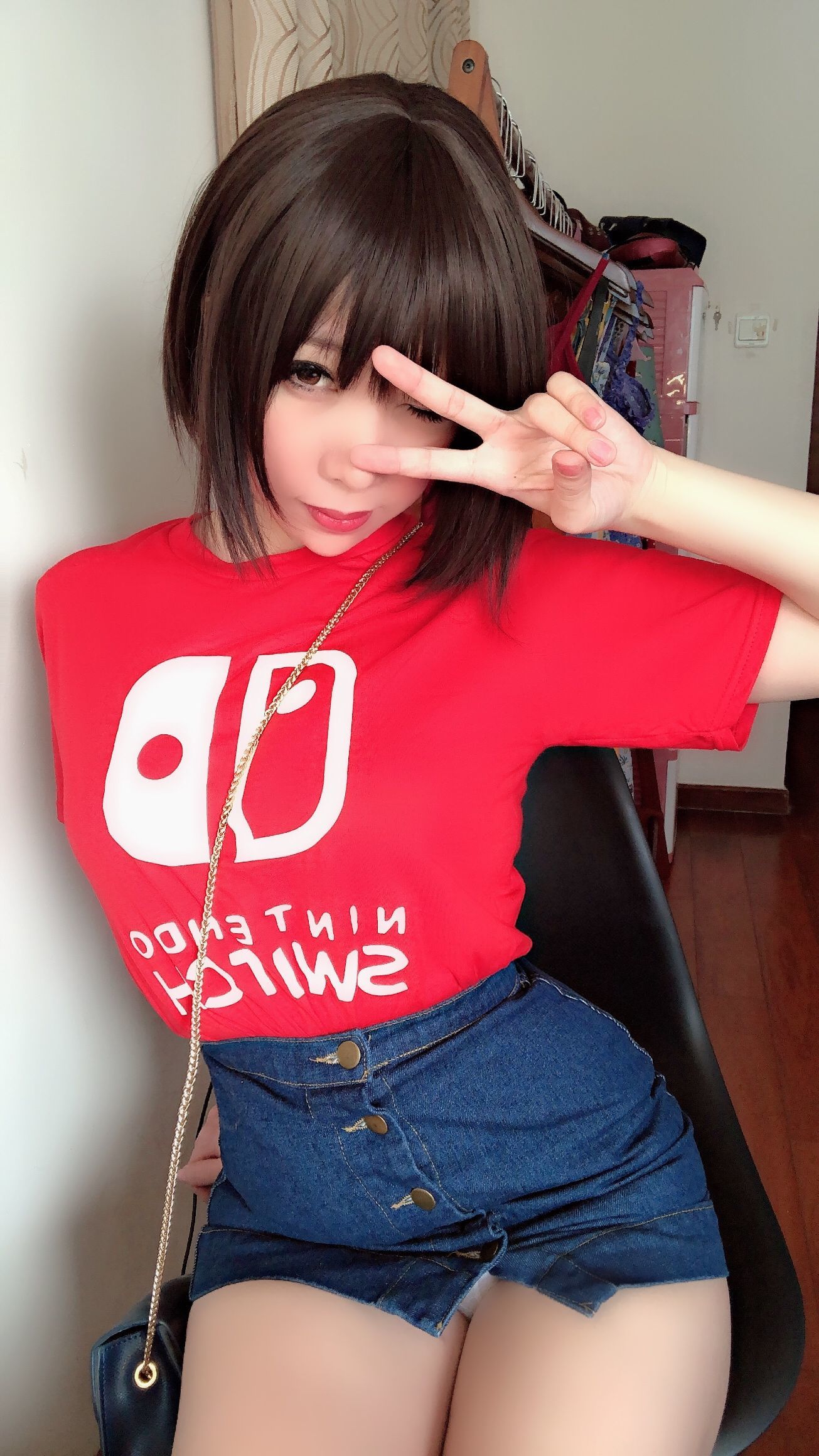 二次元巨乳美女鹿野希 火红诱惑-图41