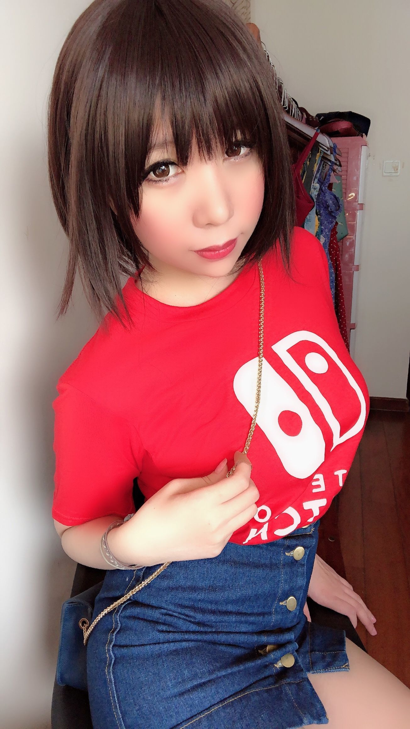 二次元巨乳美女鹿野希 火红诱惑-图43