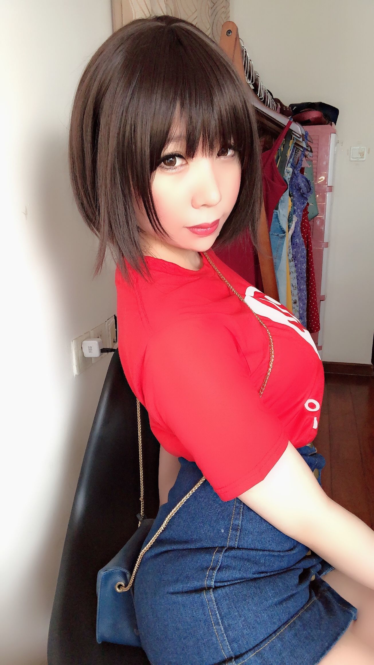 二次元巨乳美女鹿野希 火红诱惑-图45