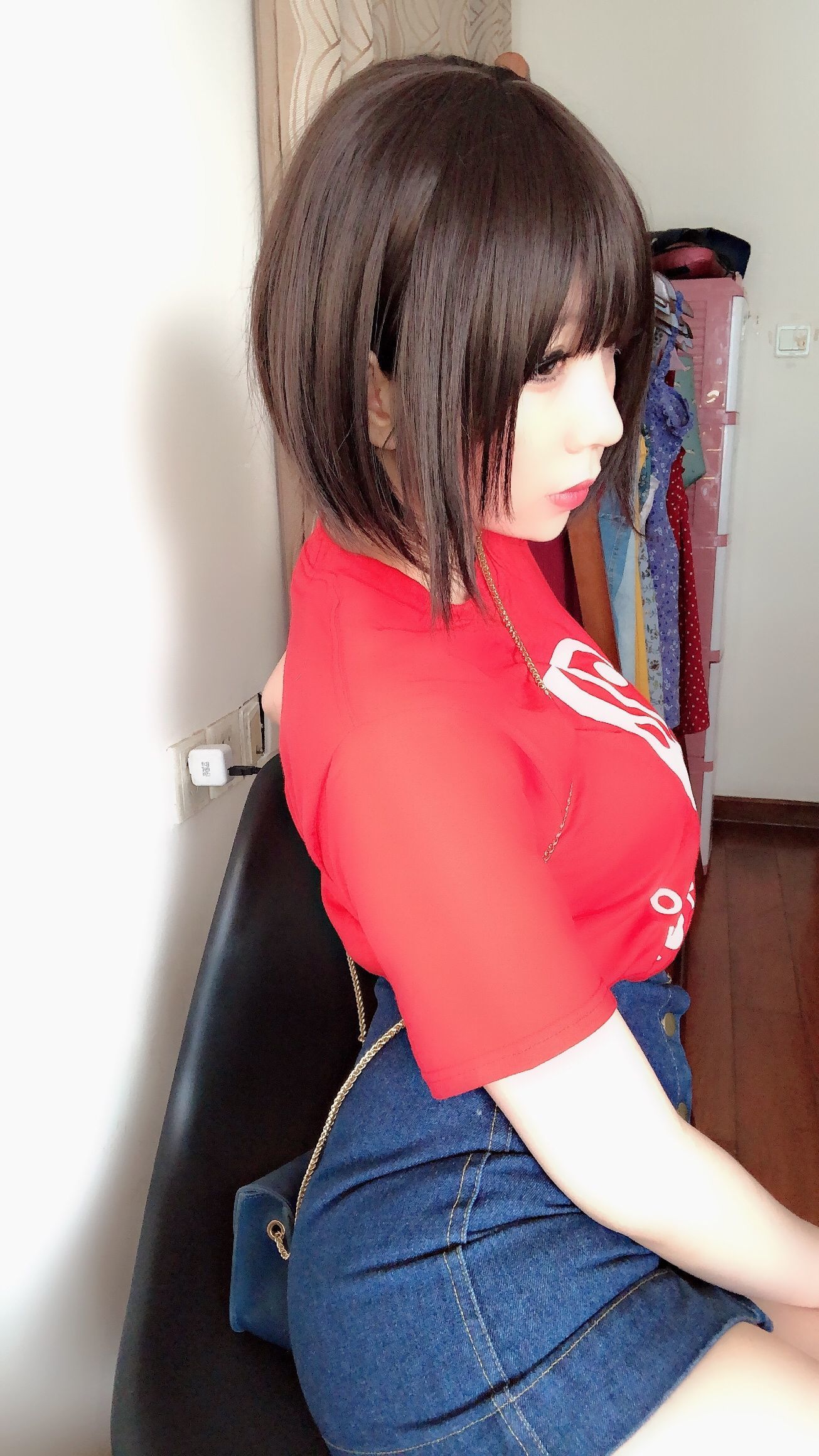 二次元巨乳美女鹿野希 火红诱惑-图47