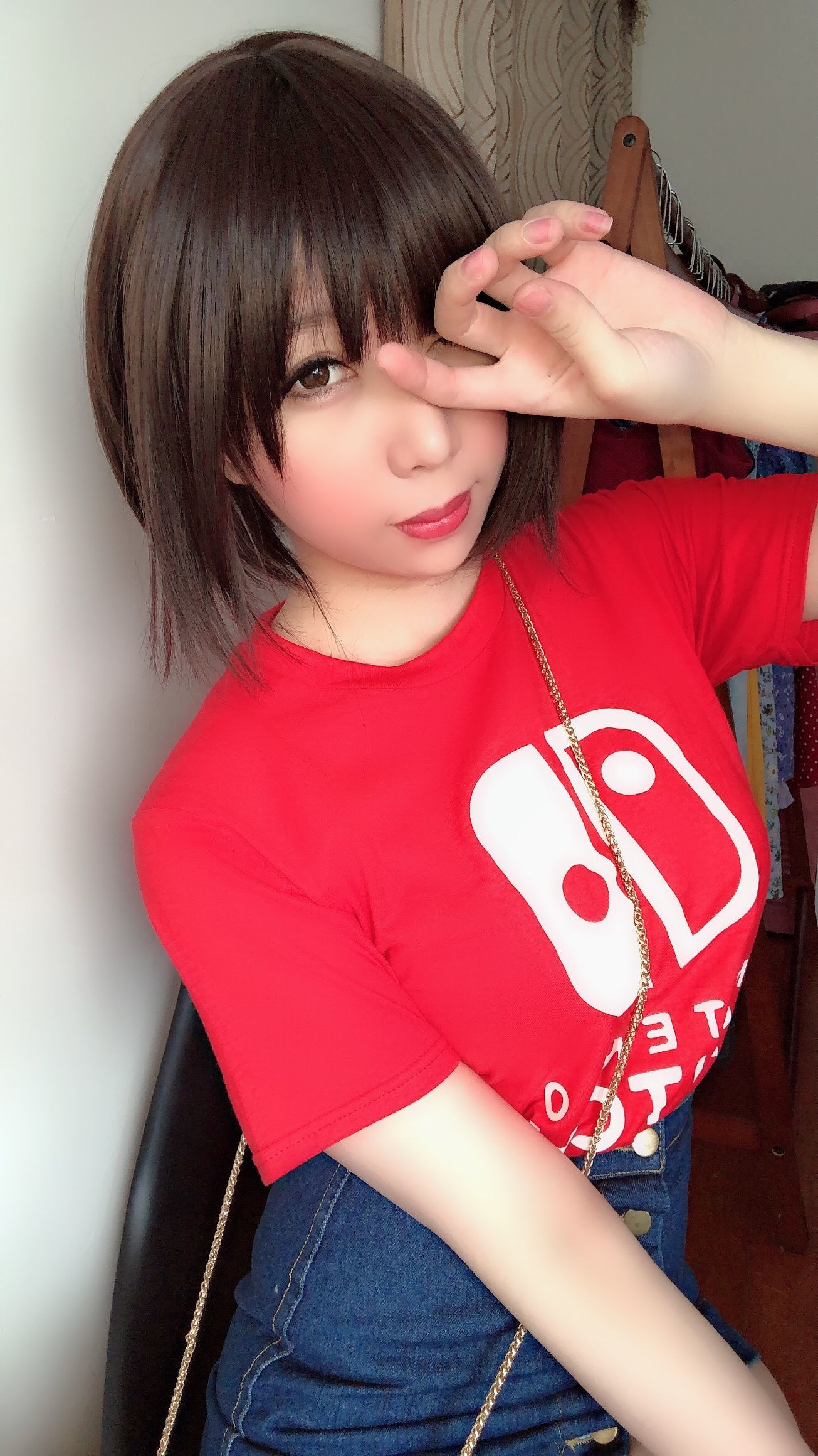 二次元巨乳美女鹿野希 火红诱惑-图53