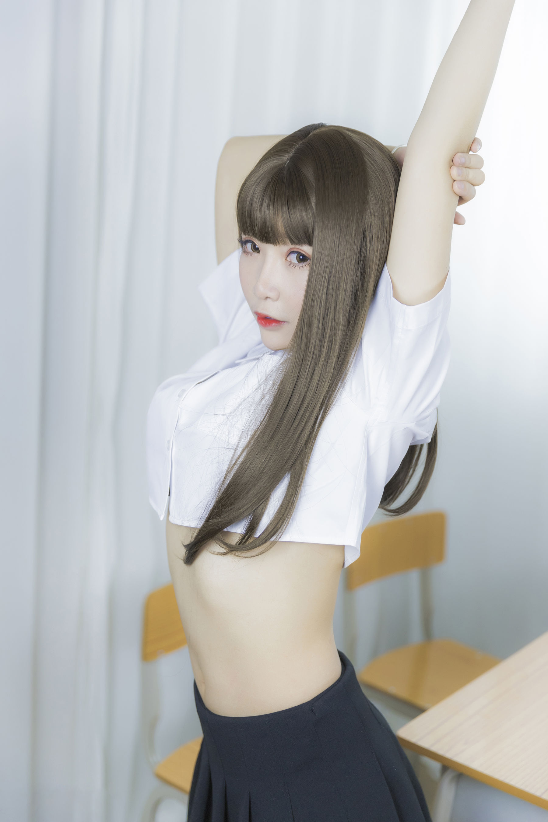 二次元妹子抱走莫子aa 等你下课-图0