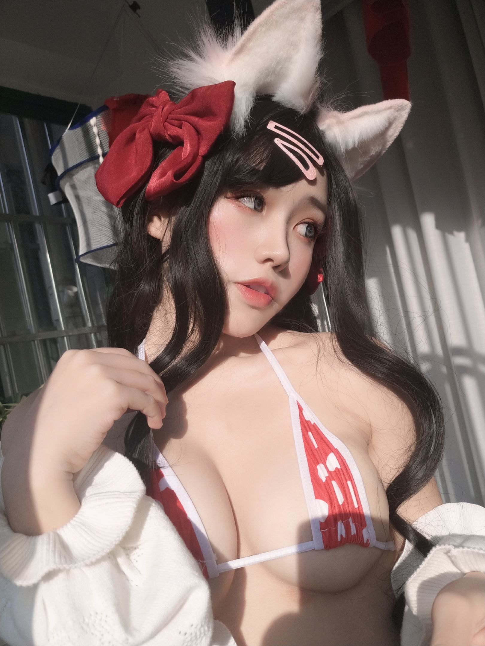 一笑芳香沁写真 窗与宠物猫-图24