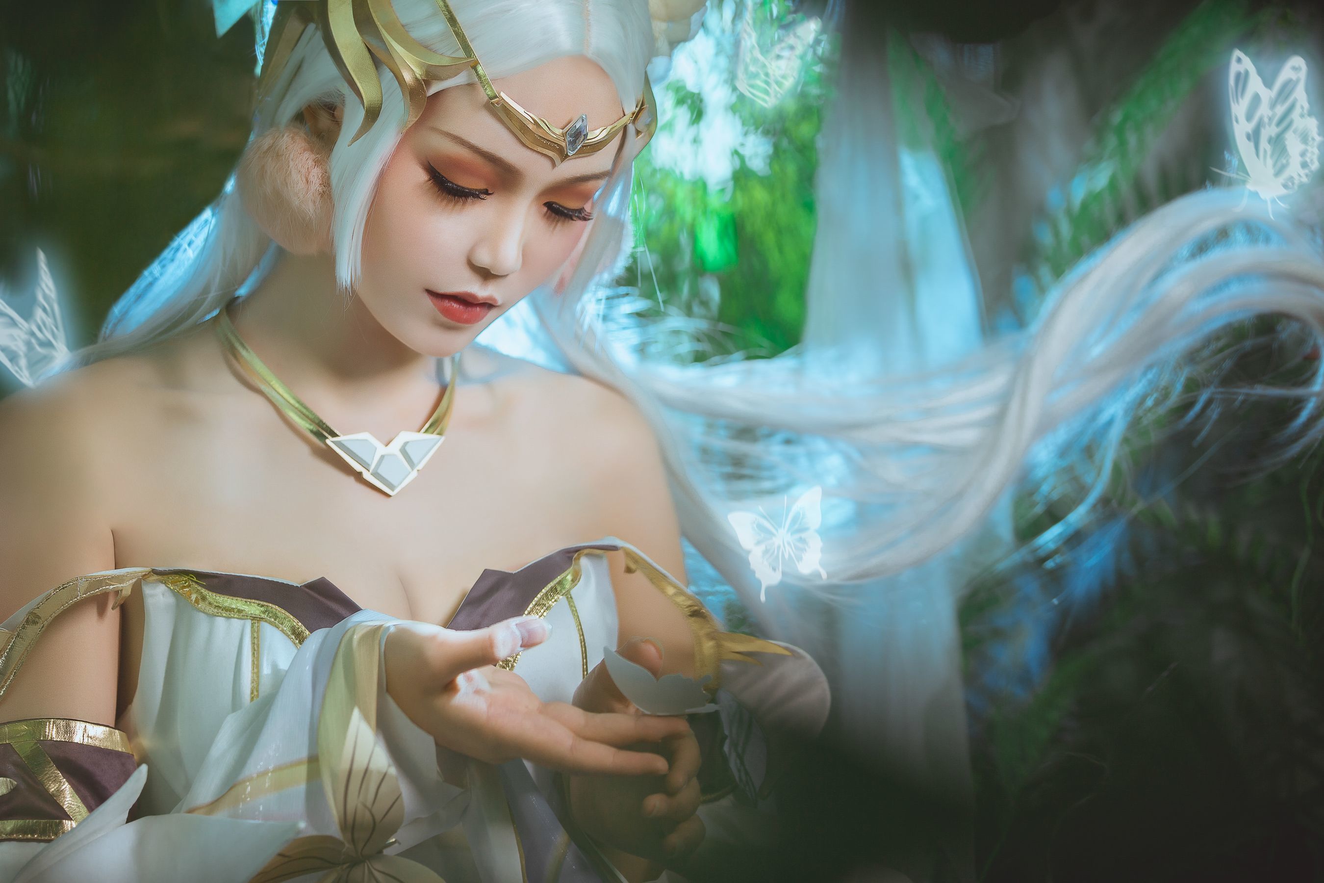 人气coser戚顾儿MIKI 王者荣耀 貂蝉金色仲夏夜之梦-图14