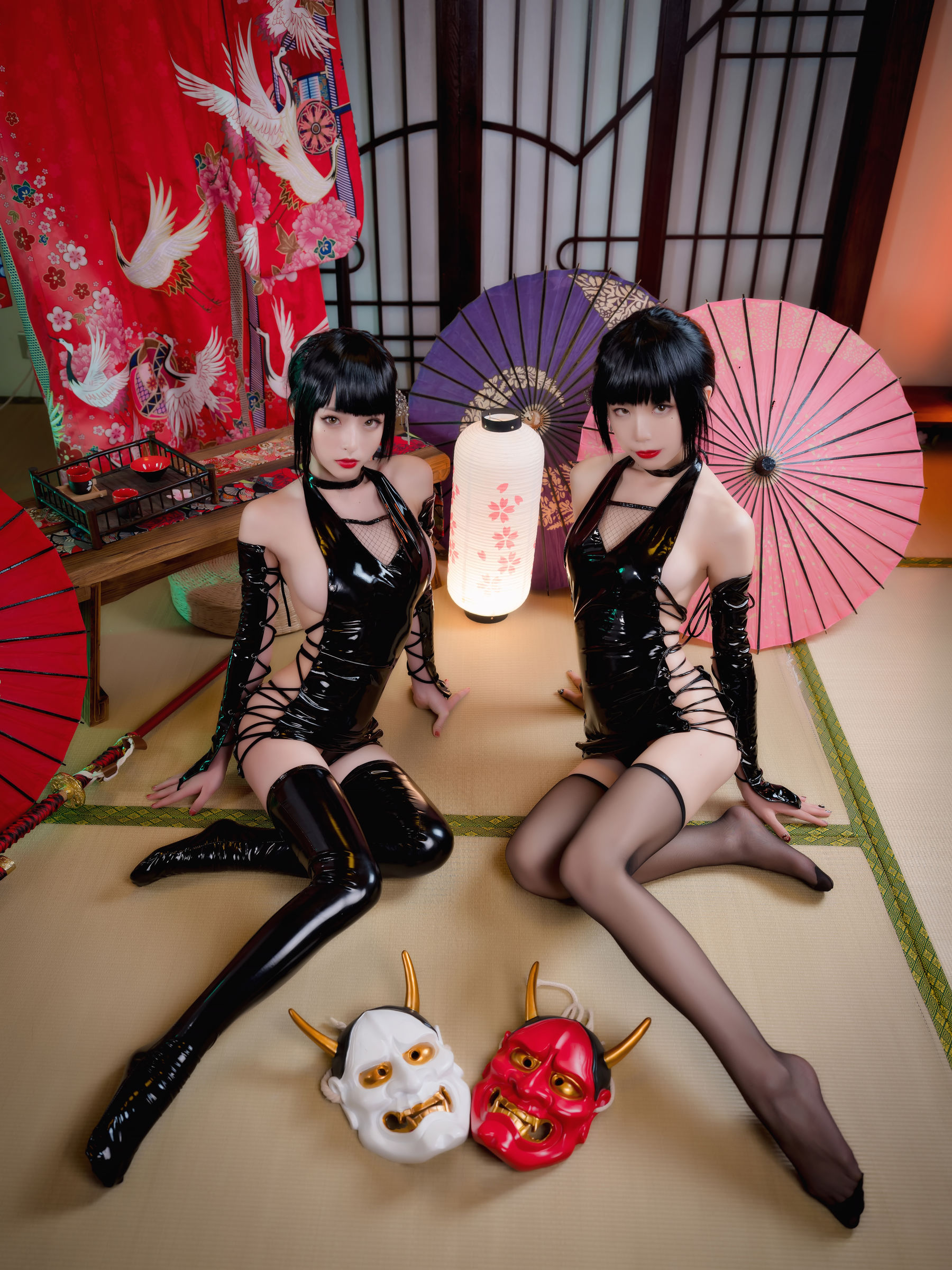 动漫博主水淼aqua&清水由乃 忍者双人-图0