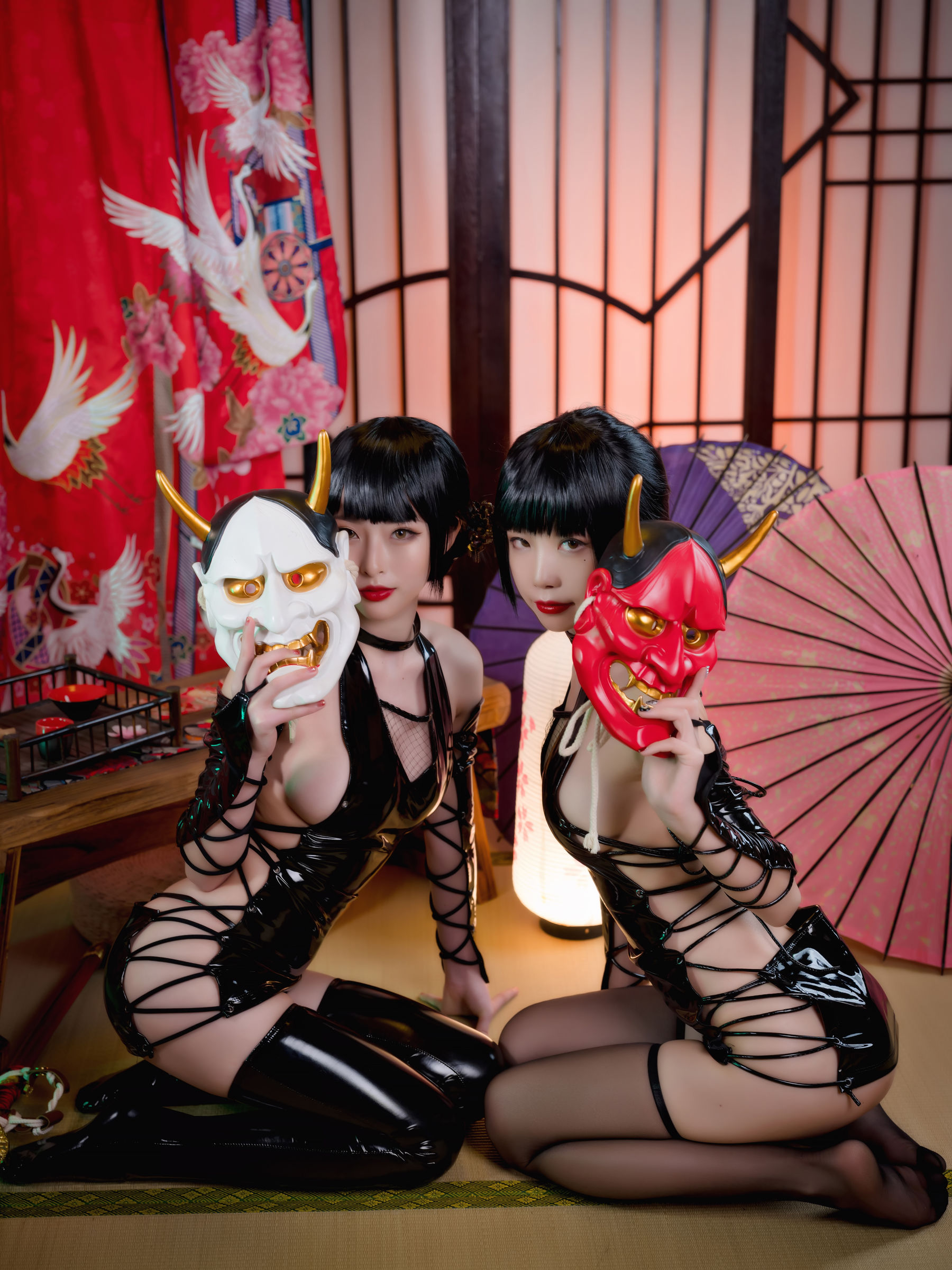 动漫博主水淼aqua&清水由乃 忍者双人-图3